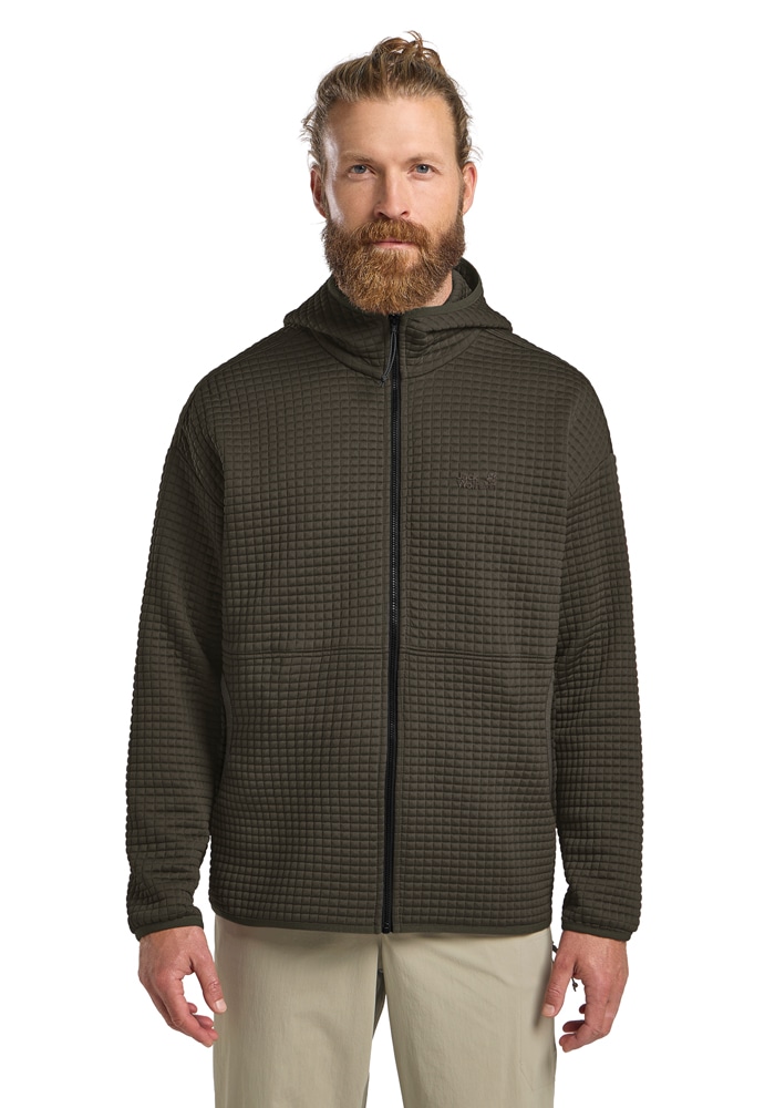 Jack Wolfskin Fleecejacke "MOGARI HOODED FZ M" mit Kapuze günstig online kaufen