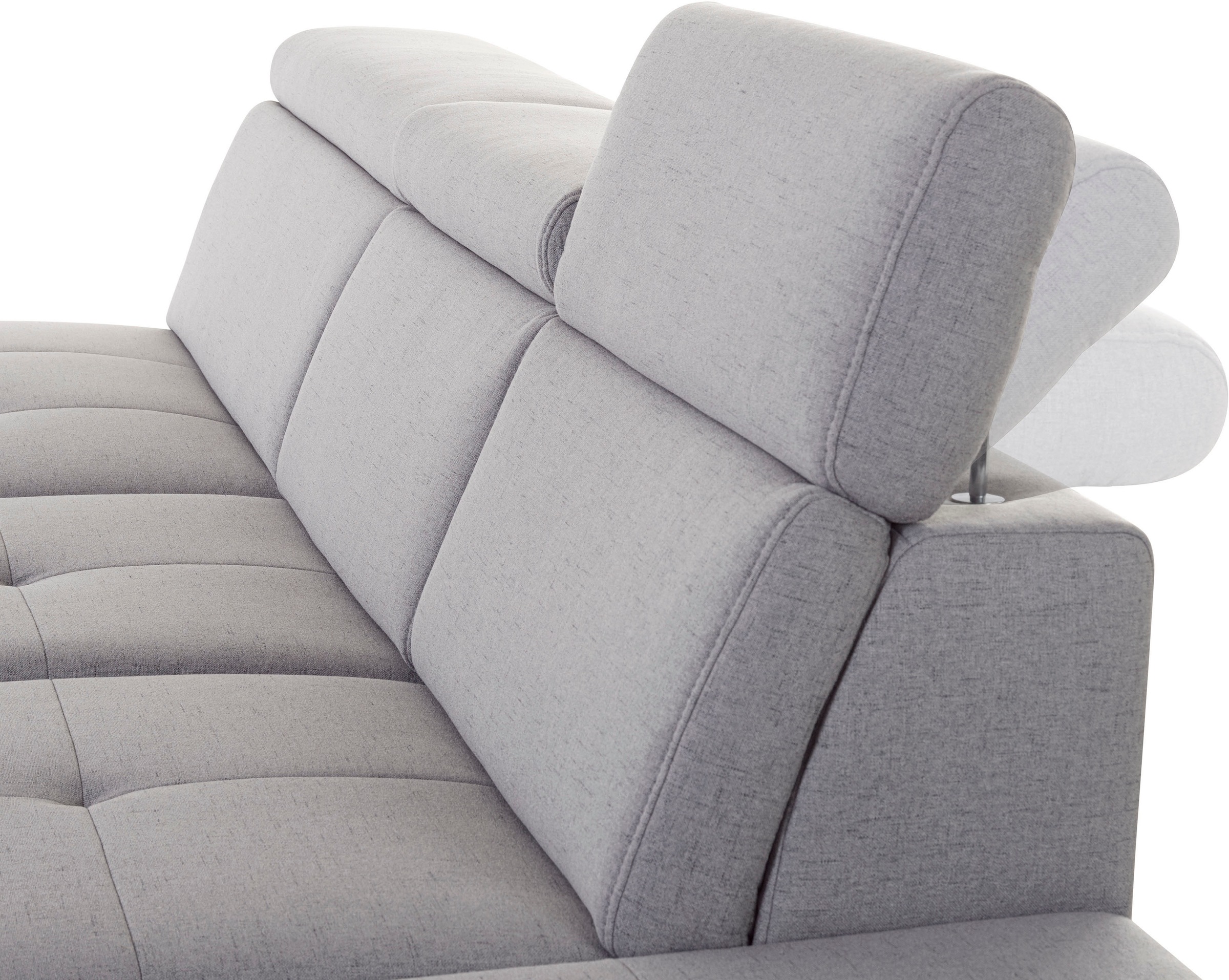 INOSIGN Ecksofa »Cardiz L-Form«, inkl.Kopfteilverstellung und Federkern wahlweise mit Bettfunktion