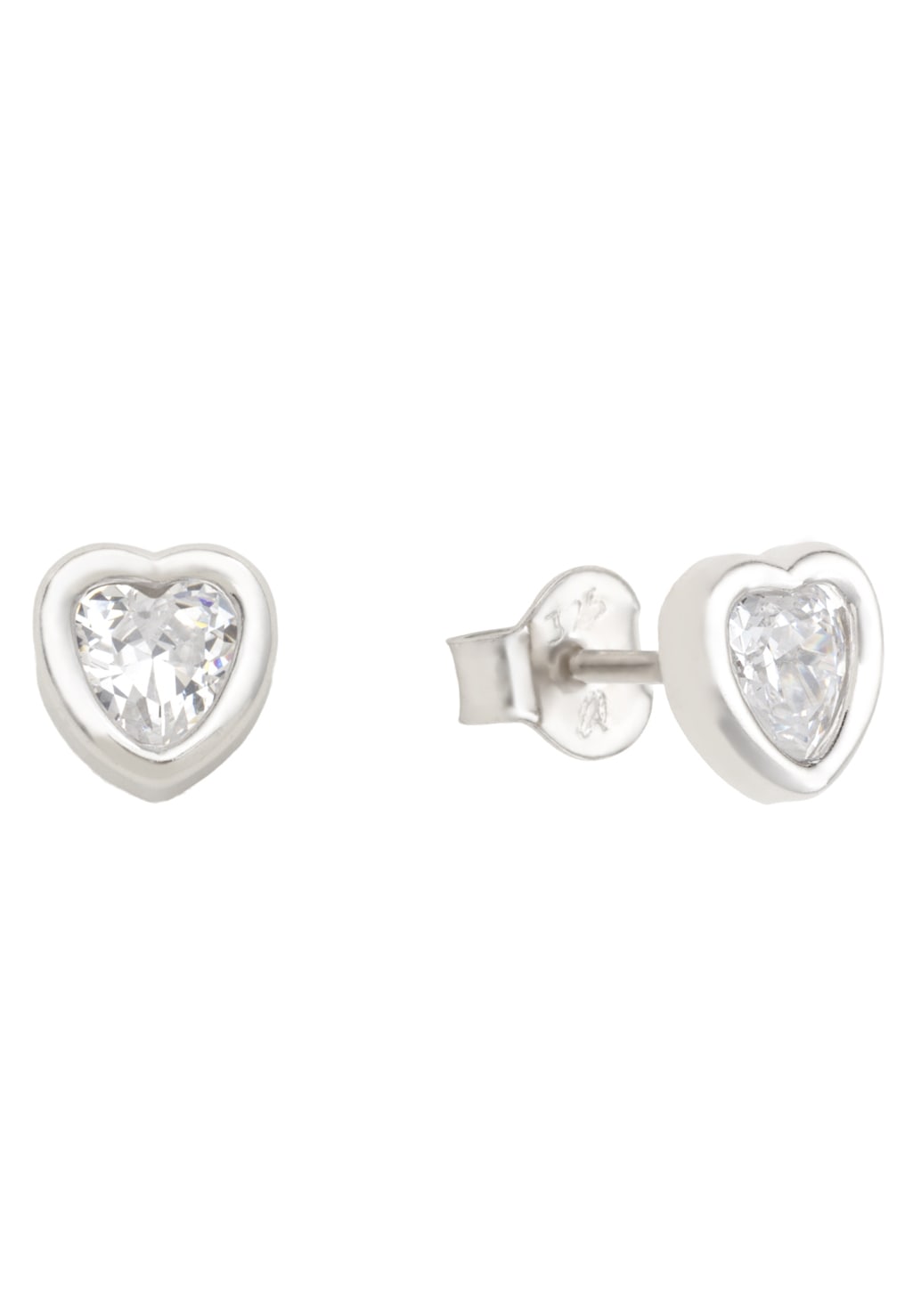 Amor Paar Ohrstecker »Herzen 2014227« mit Zirkonia