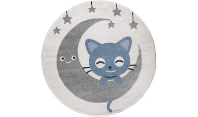 Festival Kinderteppich »Candy 152«, rund, 11 mm Höhe, Motiv Mond Sterne kaufen
