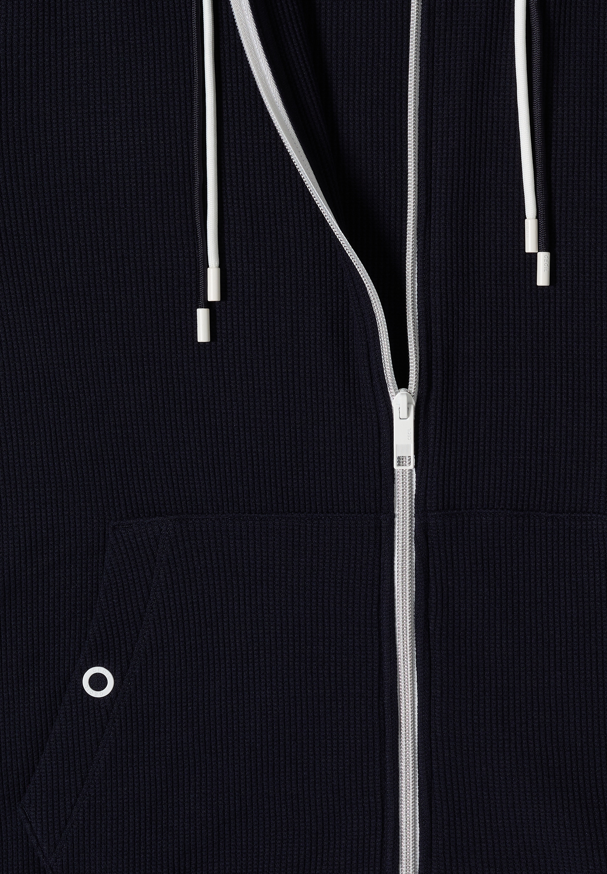 Cecil Cardigan mit Kapuze mit Tunnelzugband