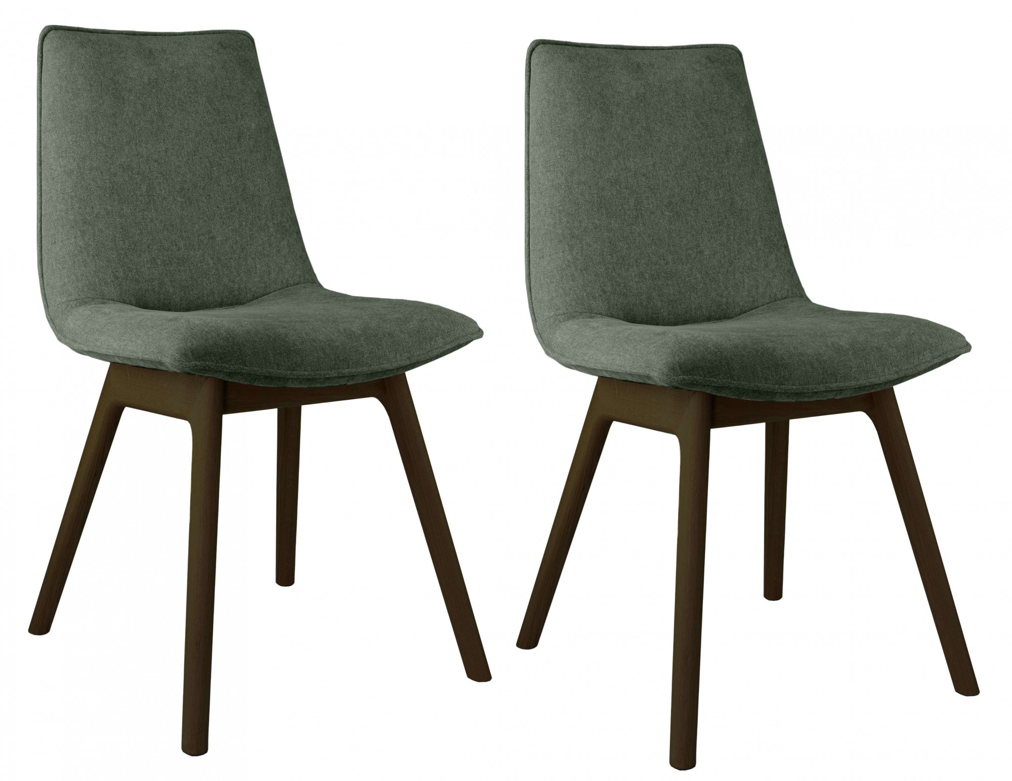 andas Esszimmerstuhl "Ramon" (Set) 2 Stk. Chenille mit Massivholzbeinen, ve günstig online kaufen
