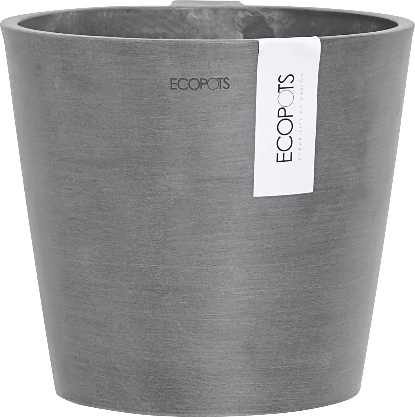 ECOPOTS Blumentopf »AMSTERDAM WALL Grey«, BxTxH: 21,8x21,8x17,5 cm