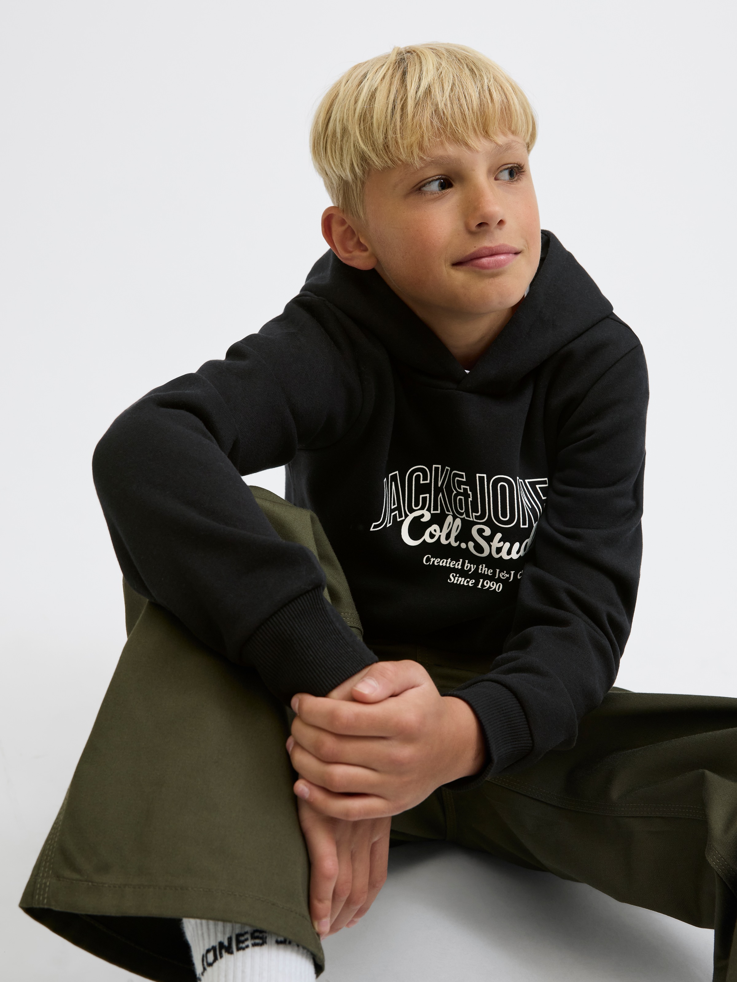 Thumbnail - Jack & Jones Junior Kapuzensweatshirt "JJMAKOTO SWEAT HOOD JNR"