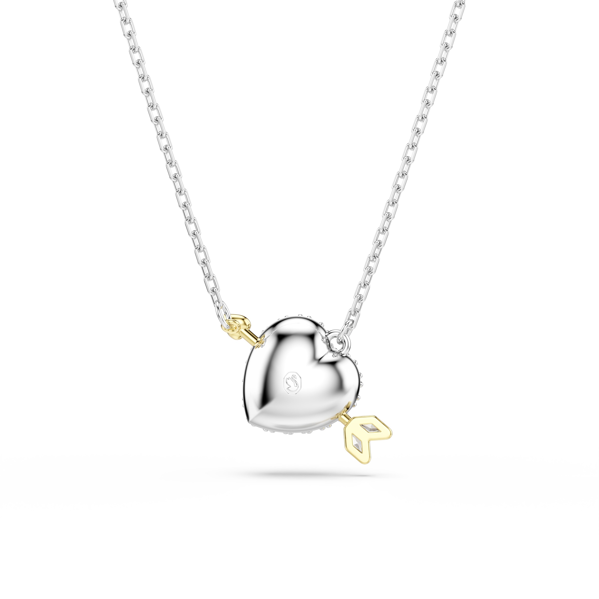 Swarovski Kette mit Anhänger »Schmuck Geschenk Idyllia Halskette Herz mit Pfeil« mit Swarovski® Kristall, Zirkonia (synth.)