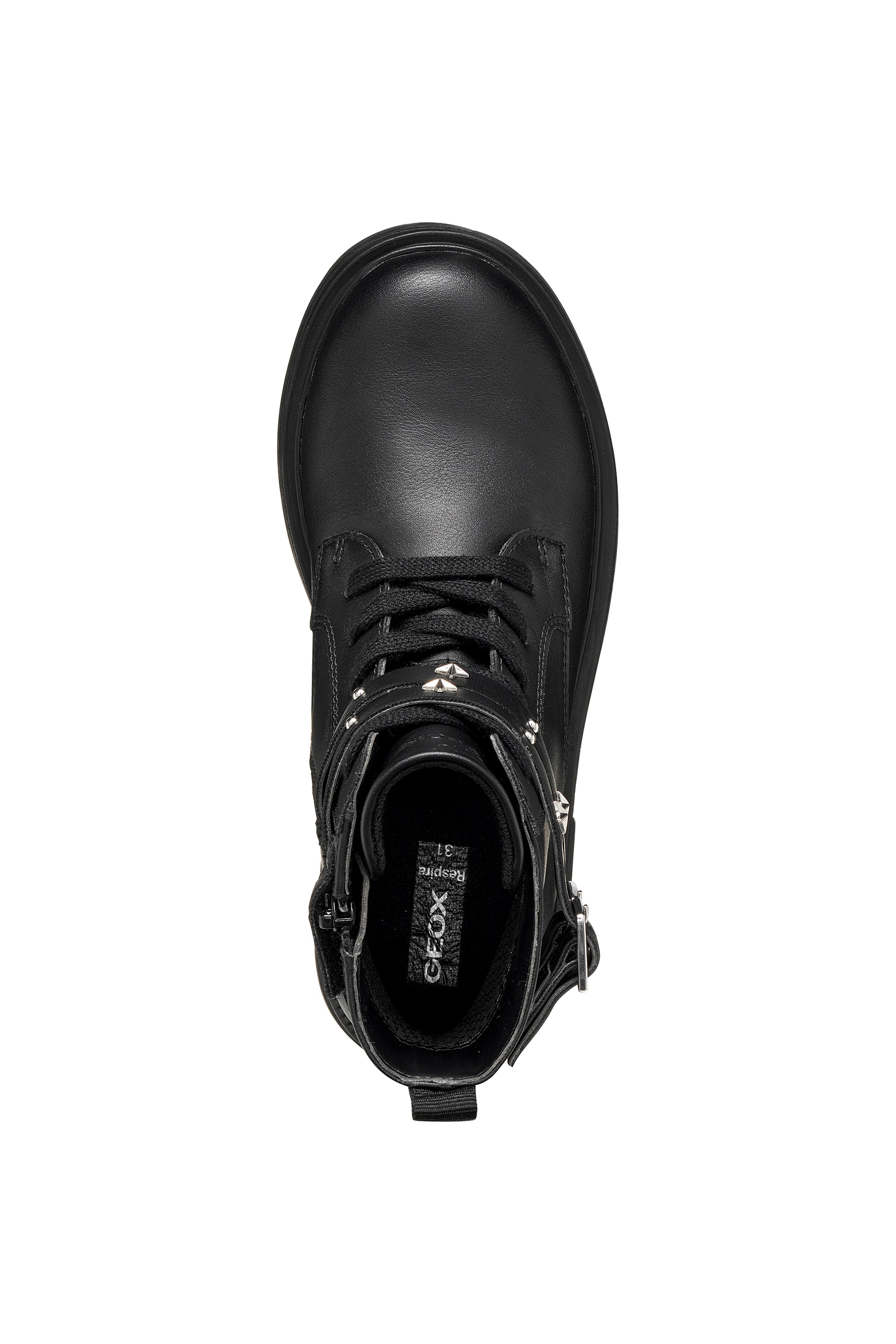Geox Bikerboots »J ECLAIR GIRL«  Herbst Boots mit Reißverschluss, Größenschablone zum Download