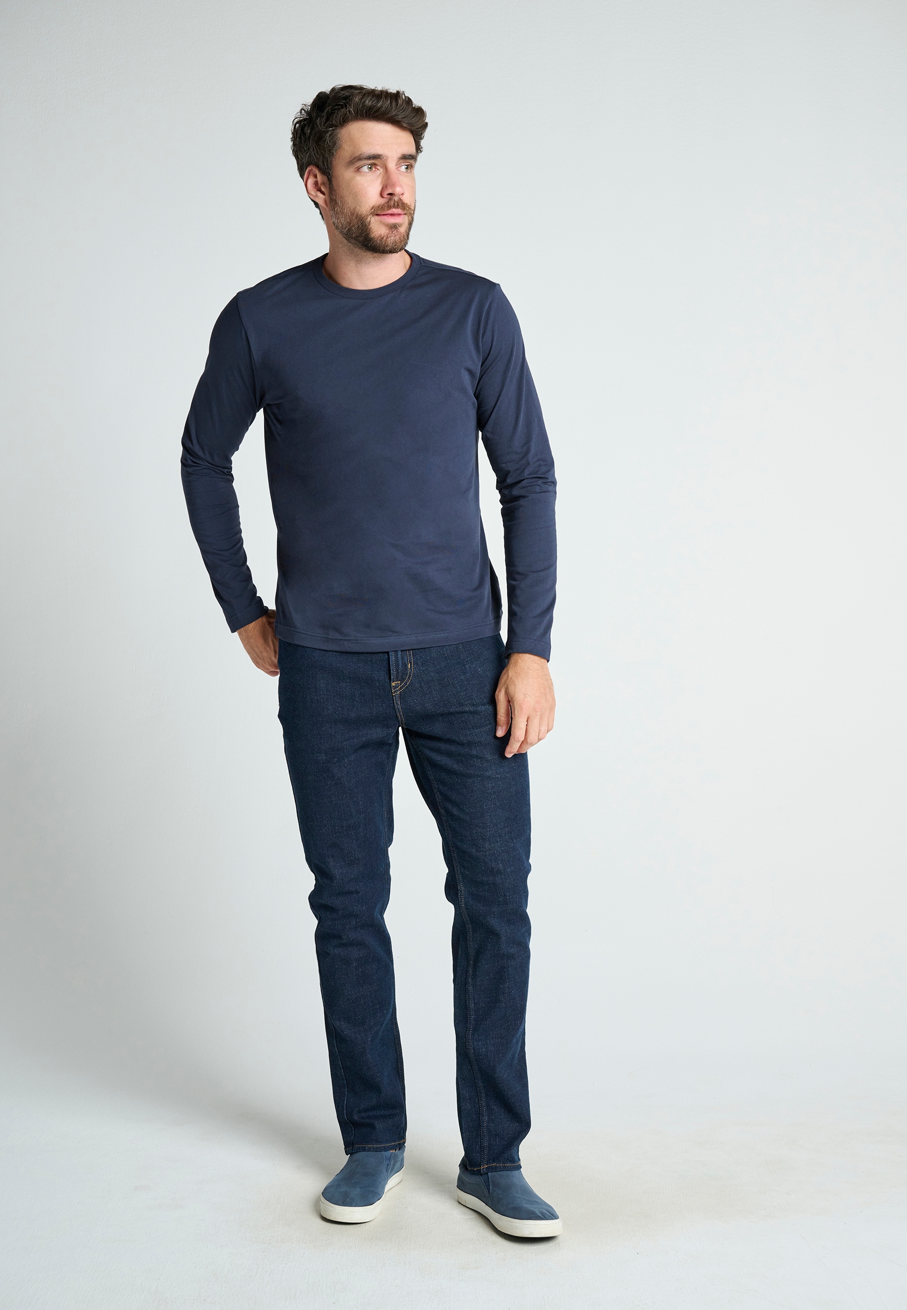 Jockey Langarmshirt »AMERICAN T-SHIRT LONGSLEEVE«, Lockere Passform