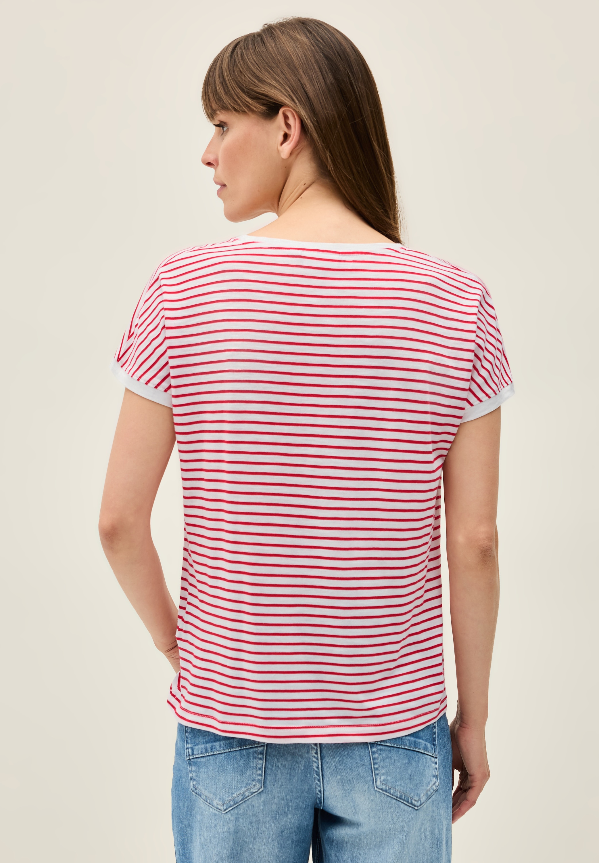Cecil T-Shirt, im Streifendesign