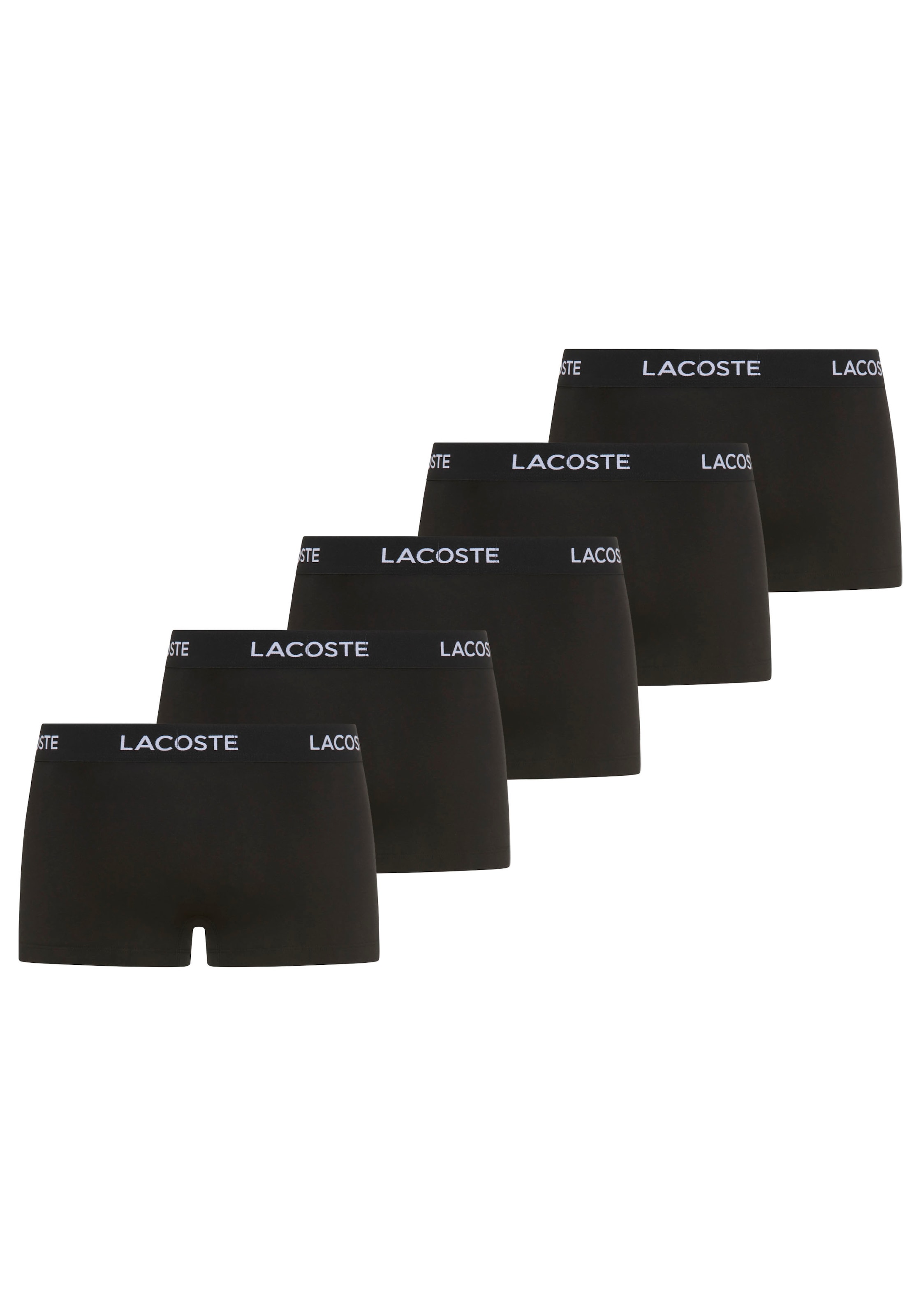 Lacoste Trunk Packung, 5er,  mit Lacoste-Schriftzug am Bund