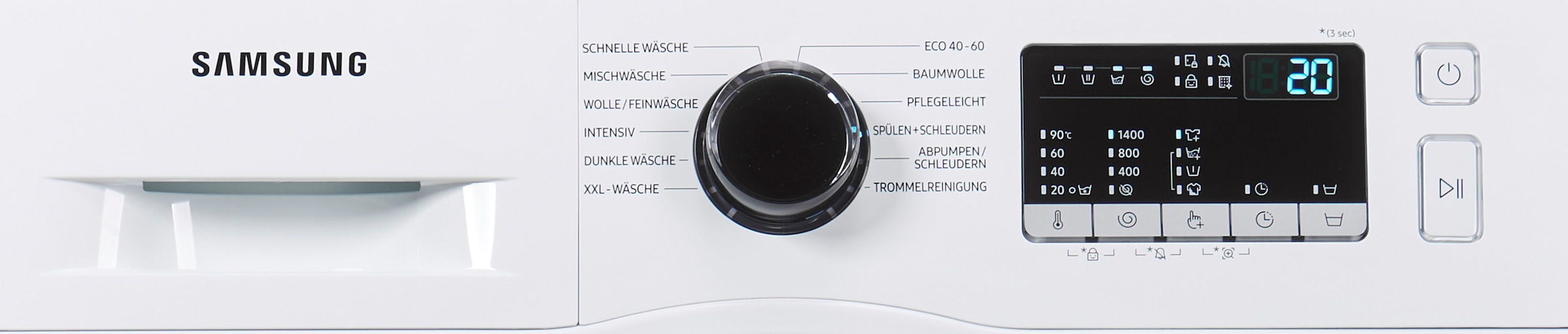 Samsung Waschmaschine »WW7ET4543AE«, WW4500T, WW7ET4543AE, 7 kg, 1400 U/min, AddWash™