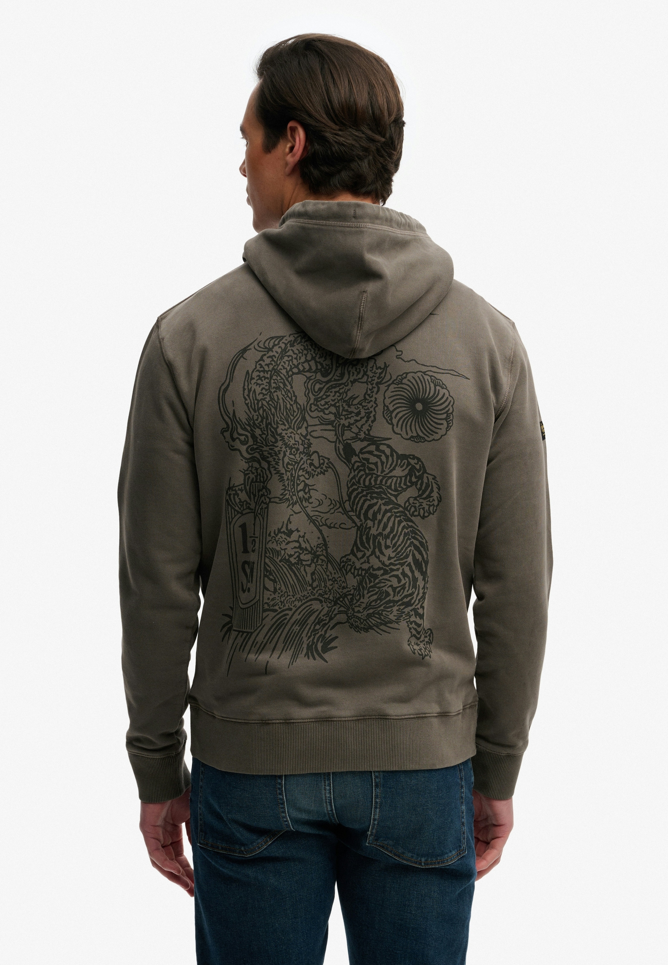 Superdry Grau Hoodie Tokyo Narrative - Bild 3