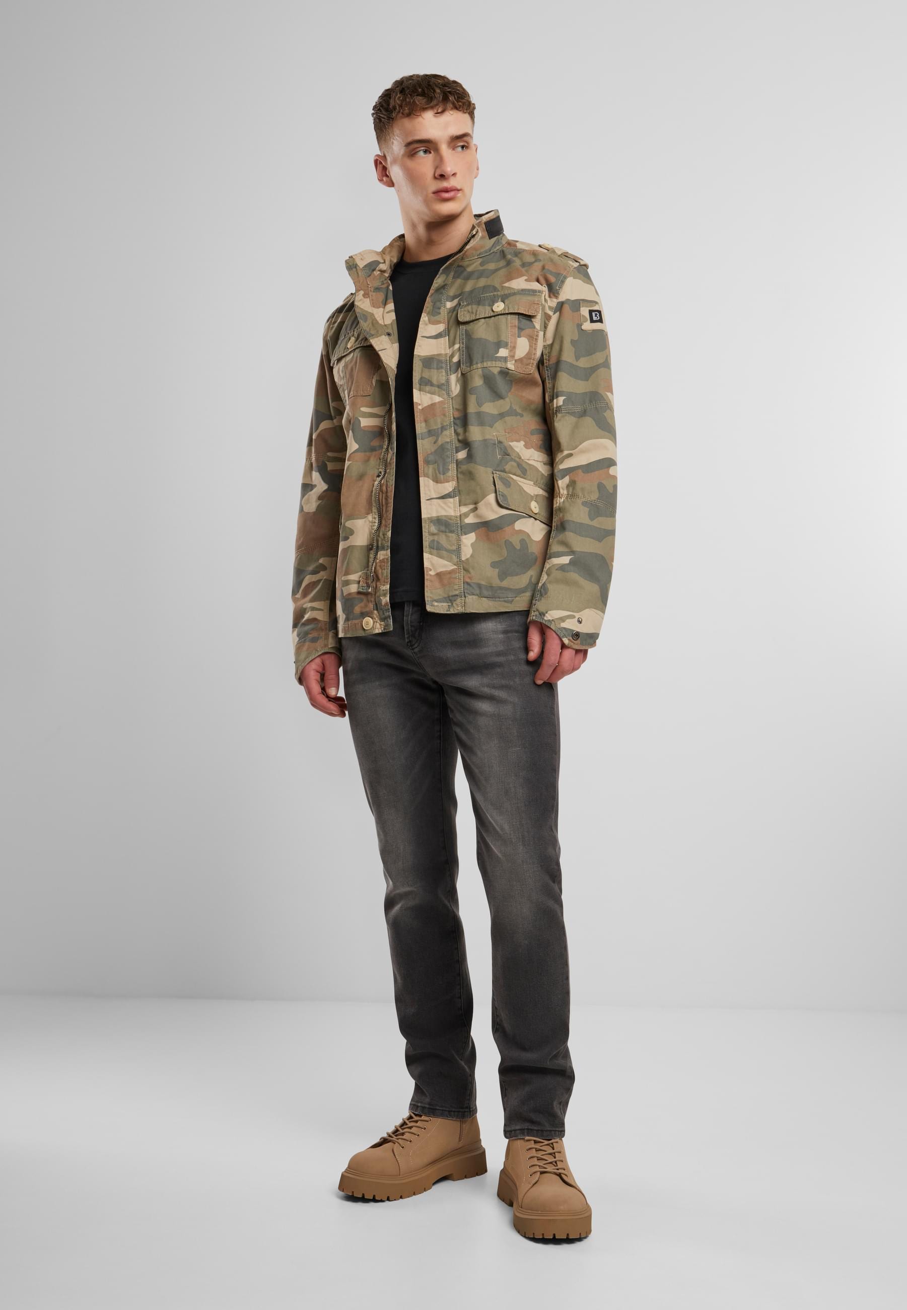 Brandit Allwetterjacke »Brandit Herren Britannia Jacket«, (1 St.), ohne Kapuze