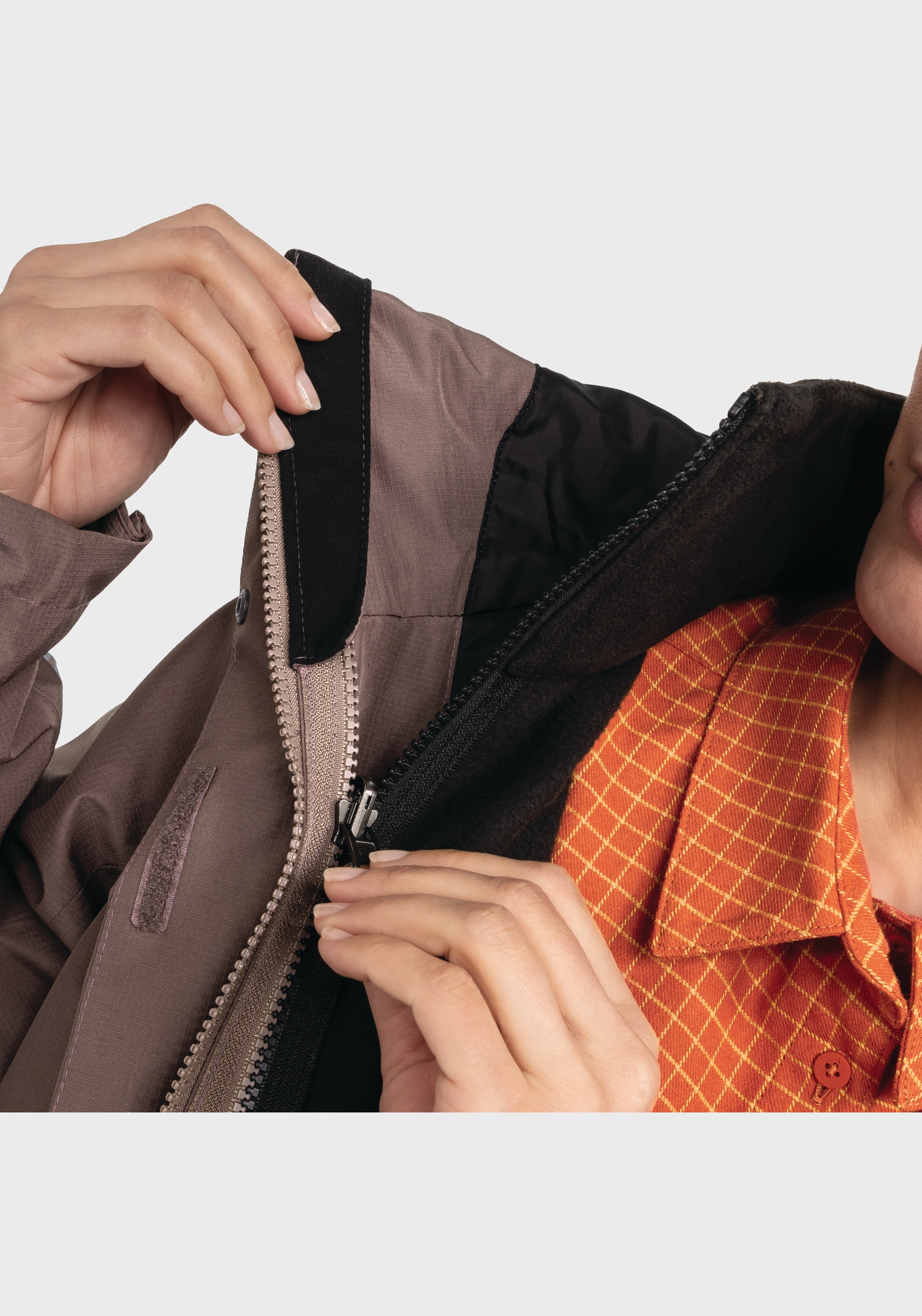 Schöffel Doppeljacke »Hiking 3in1 Jacket Style Okere WMS«, mit Kapuze