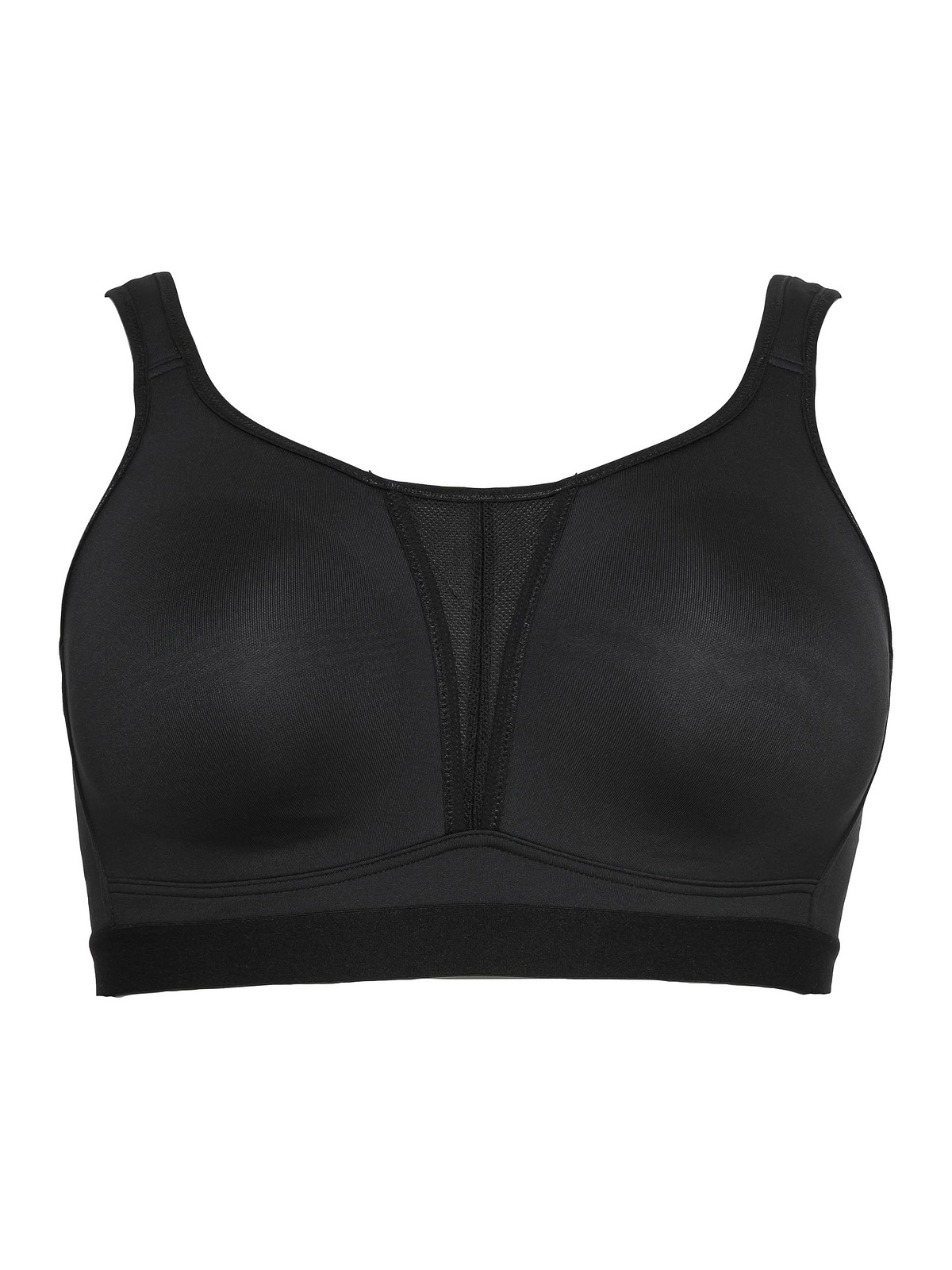 Sheego Sports-BH'er med medium støtte - schwarz/sort 