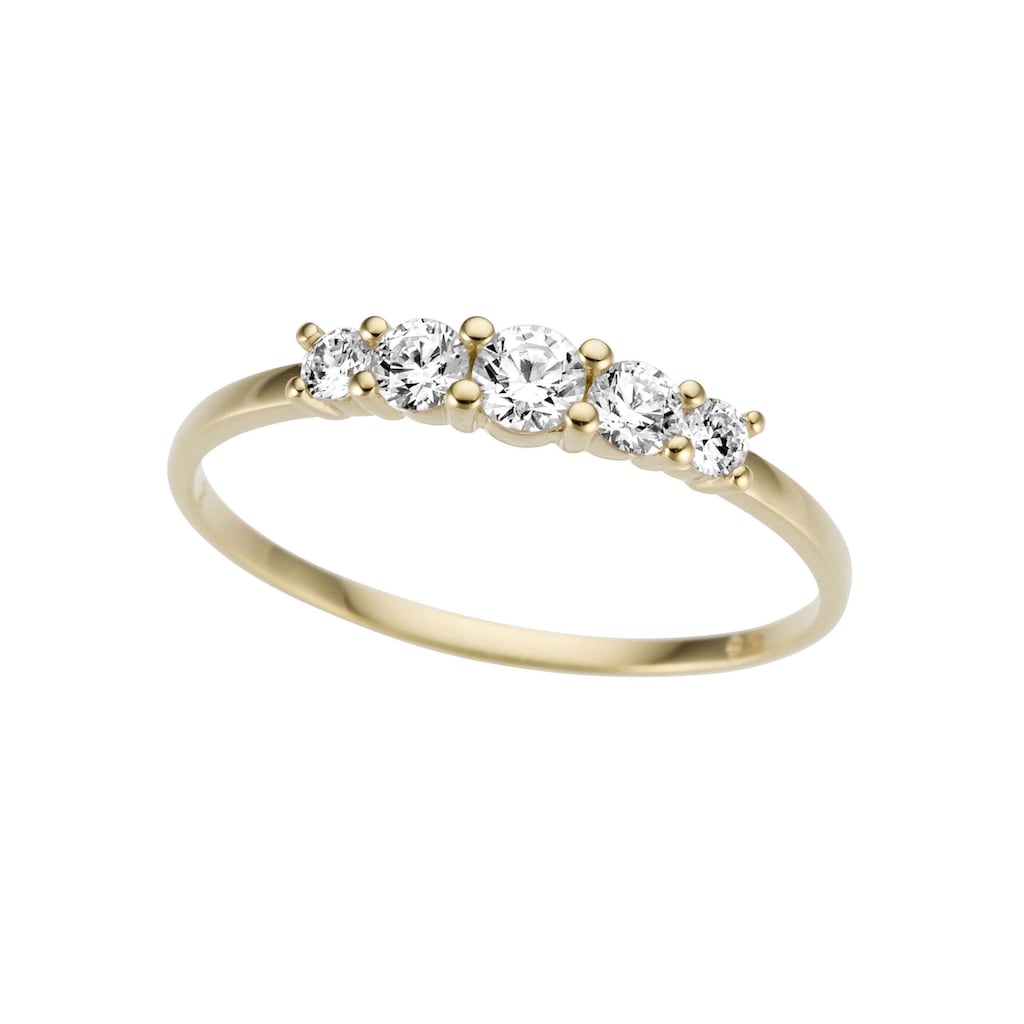 Firetti Goldring »Schmuck Geschenk Gold 333 Memoire Ring«