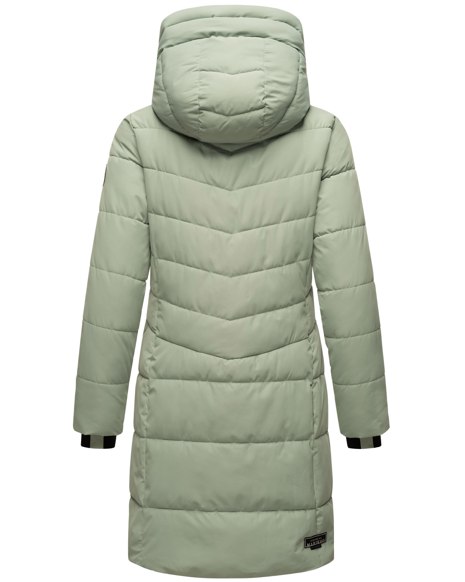 Marikoo Winterjacke »Natsukoo XVI«, Stepp Mantel mit großer Kapuze