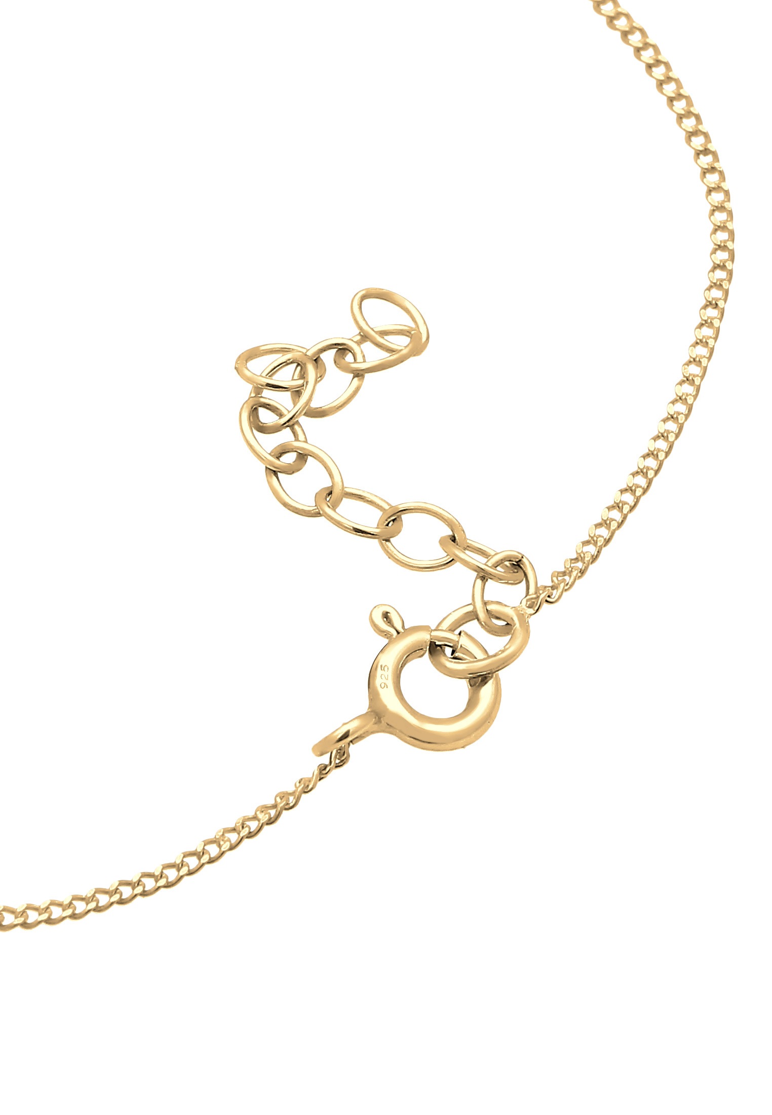Elli Armband »Smiling Plättchen Trend 925 Silber«