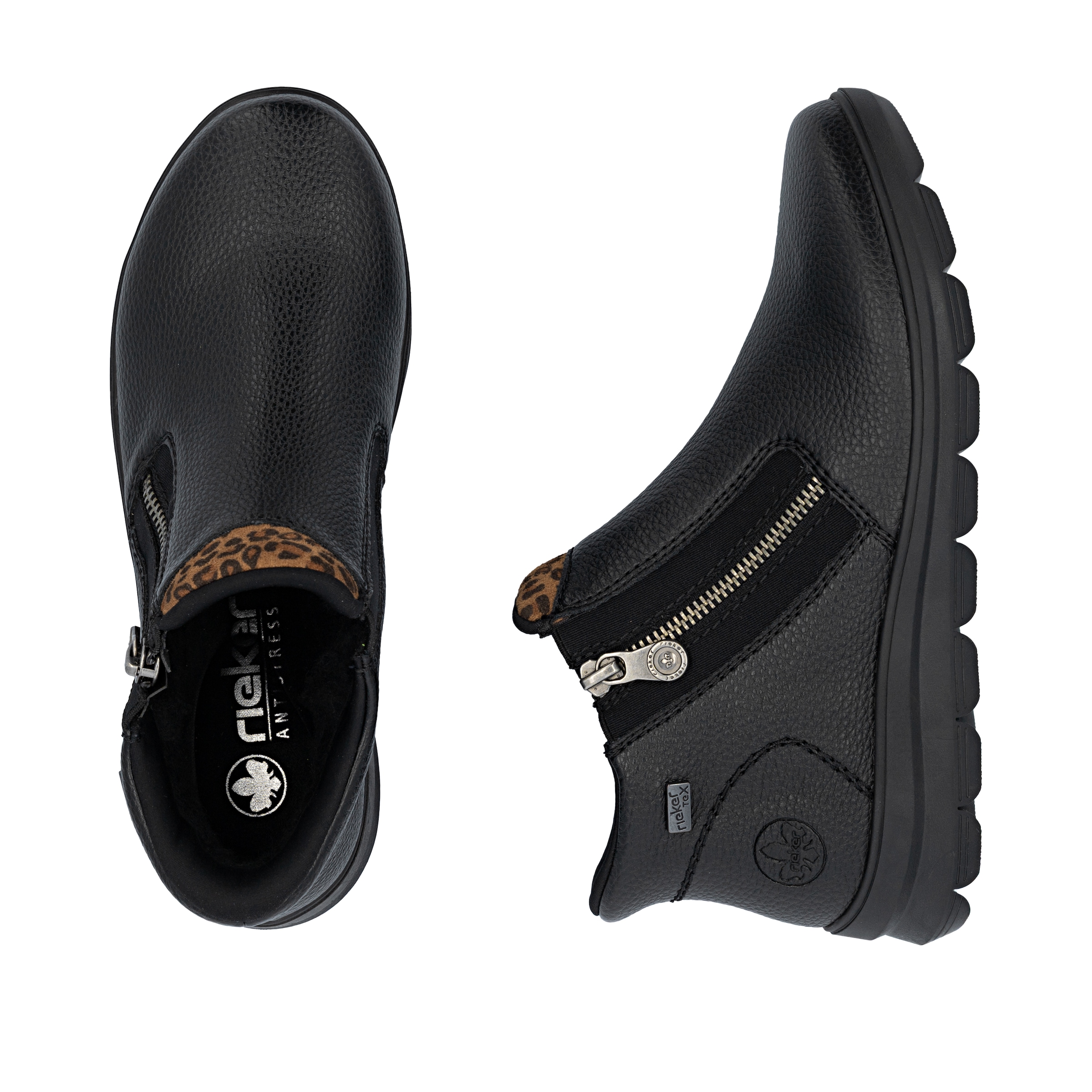 Rieker Winterboots »Ready2GO«, Stiefelette, Casualboots mit seitlichem Reißverschluss und TEX-Membran