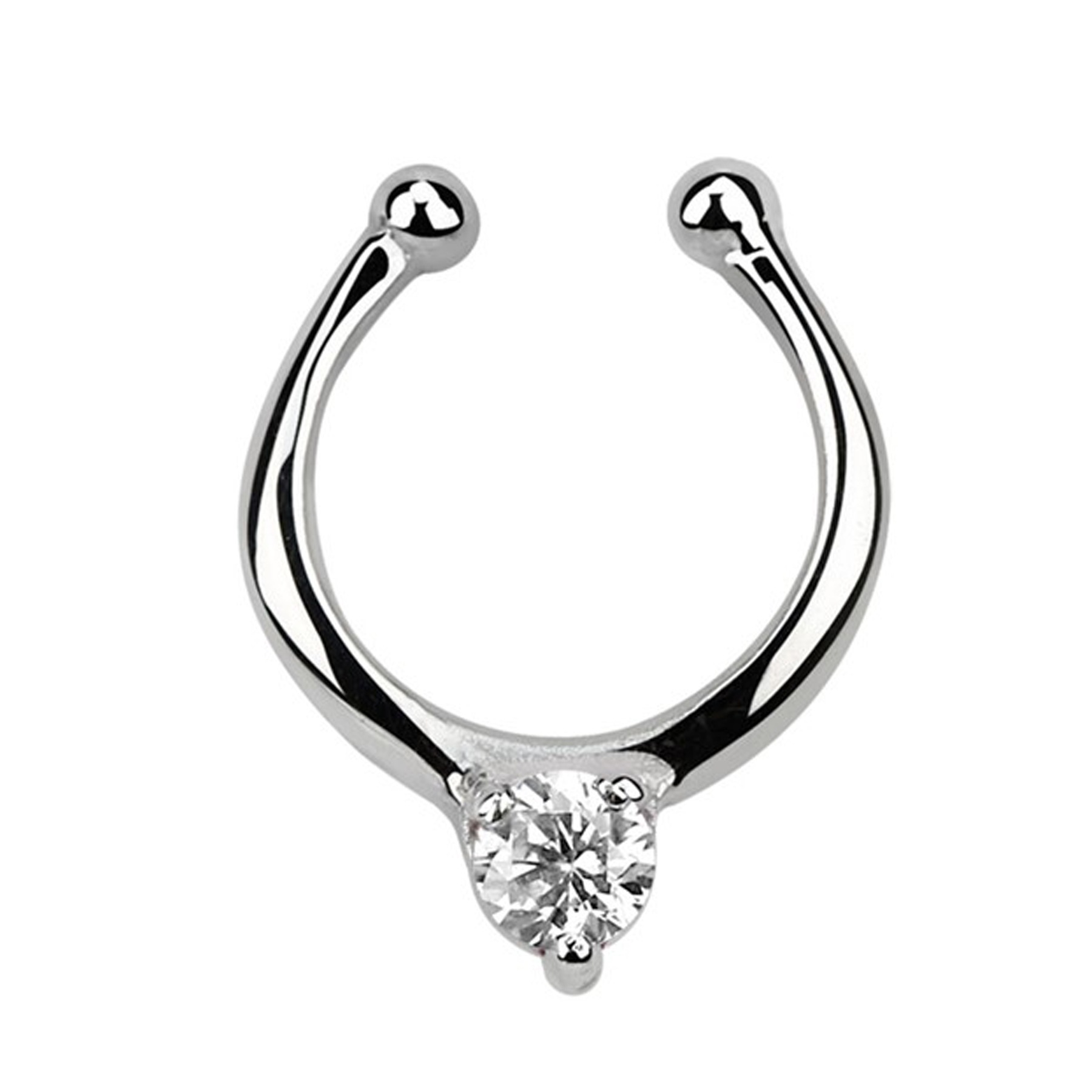 Adelia´s Nasenpiercing "Piercing  Nasenpiercing", Klemmring aus 925 Silber