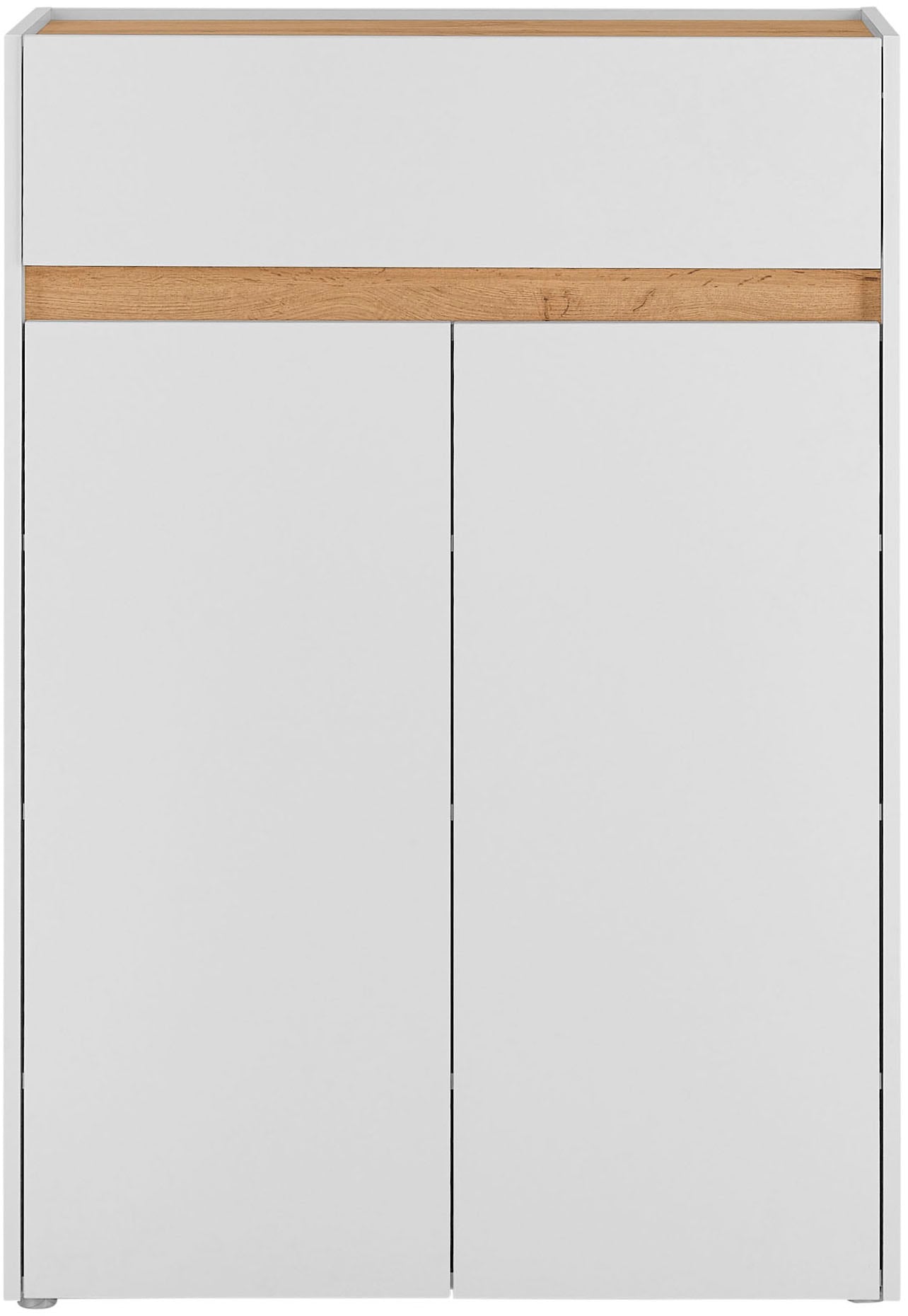 INOSIGN Schuhschrank »City/Giron, modernes Schuhregal, Schrank für 16 Schuhe, Schuhkommode«, eine Schublade und vier Schuhfächer, viel Stauraum, 93 cm breit