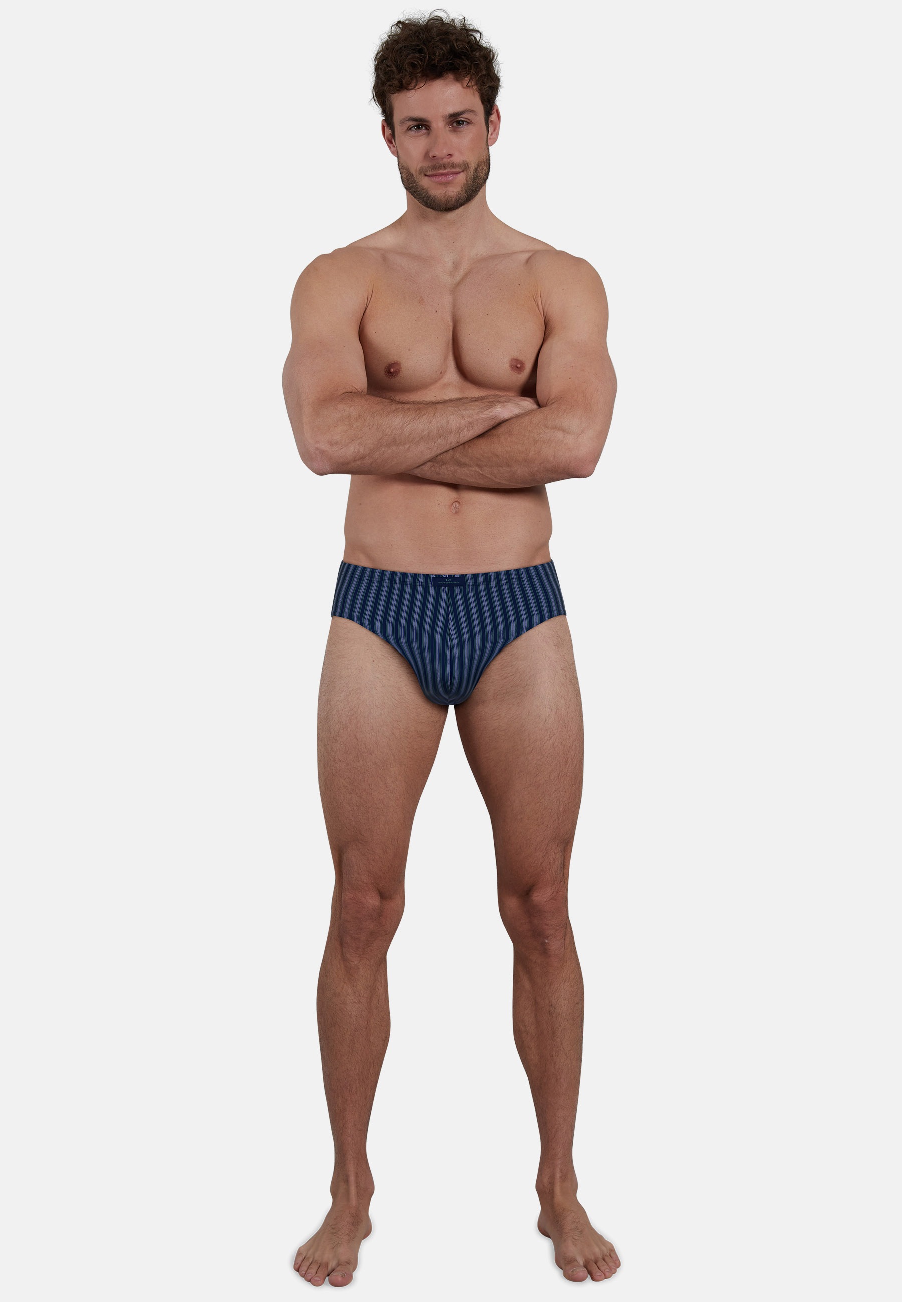 Thumbnail - GÖTZBURG Slip "Volos" mit Muster, Baumwollmix, elastisch