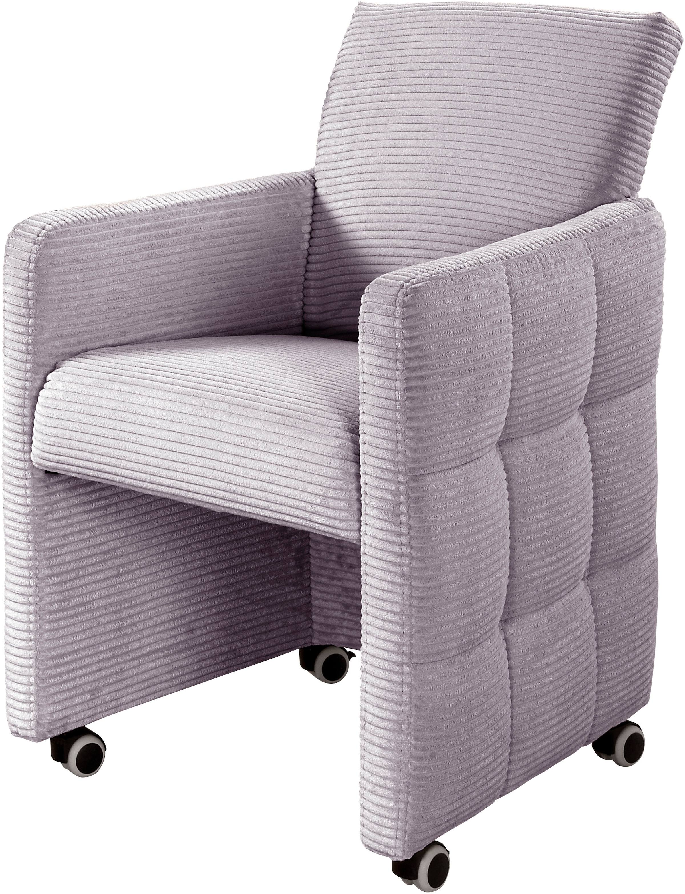 exxpo - sofa fashion Sessel "Barista, Loungesessel auf Rollen mit hoher Bod günstig online kaufen