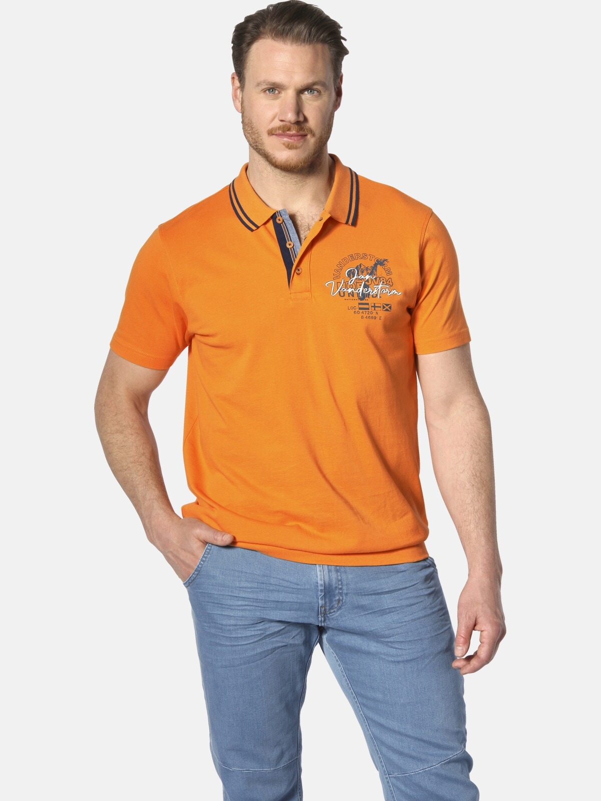 Jan Vanderstorm Poloshirt "Poloshirt HROLFMUND" günstig online kaufen