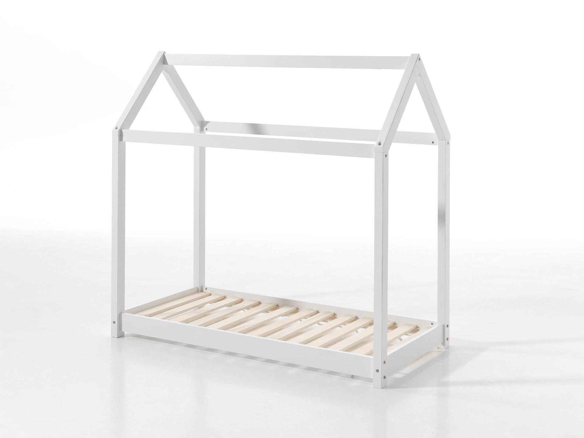 Vipack Kinderbett "Cabane, Kiefer massiv, Made in Europe, inklusive Rolllat günstig online kaufen