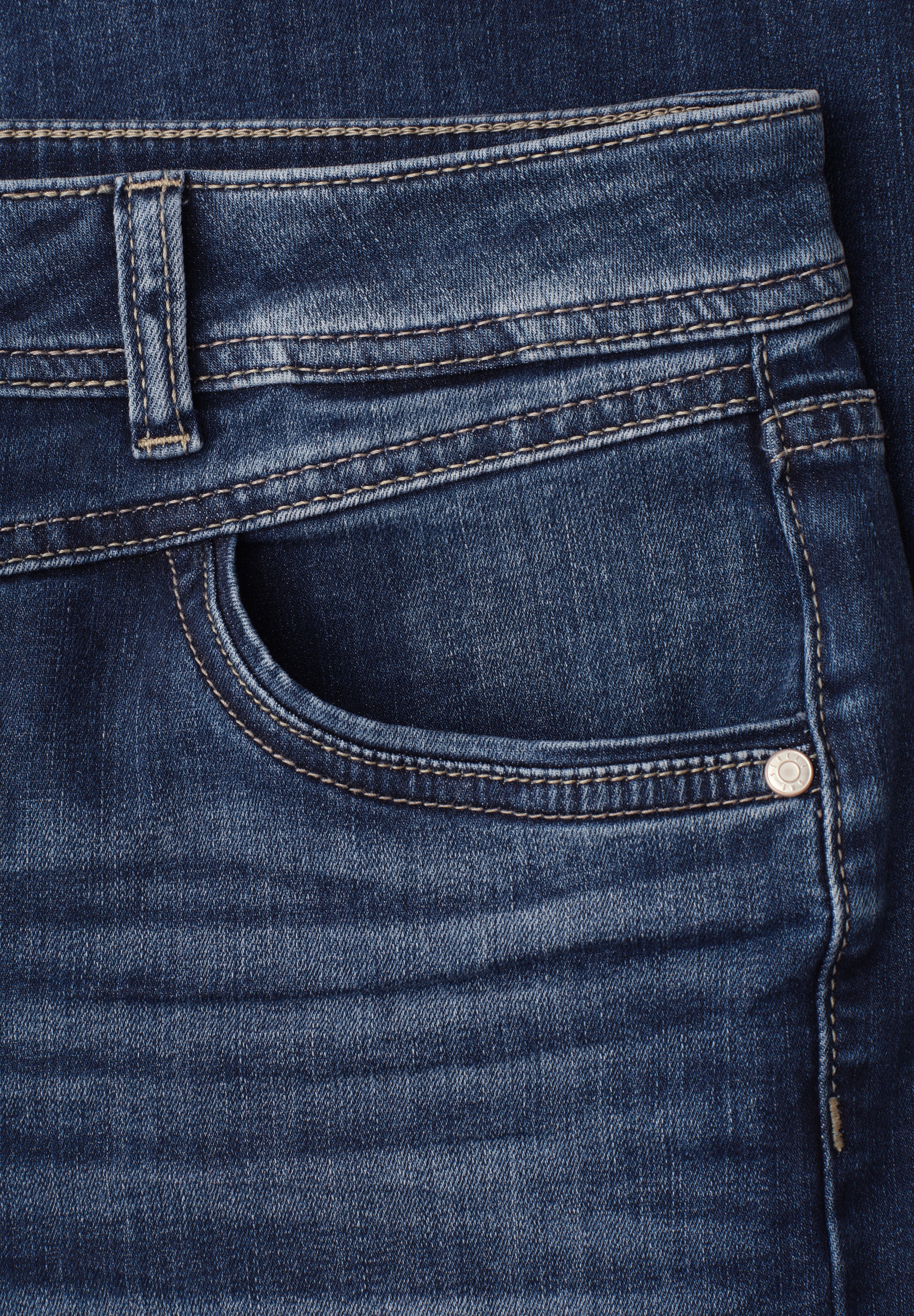 STREET ONE Comfort-fit-Jeans Middle Waist