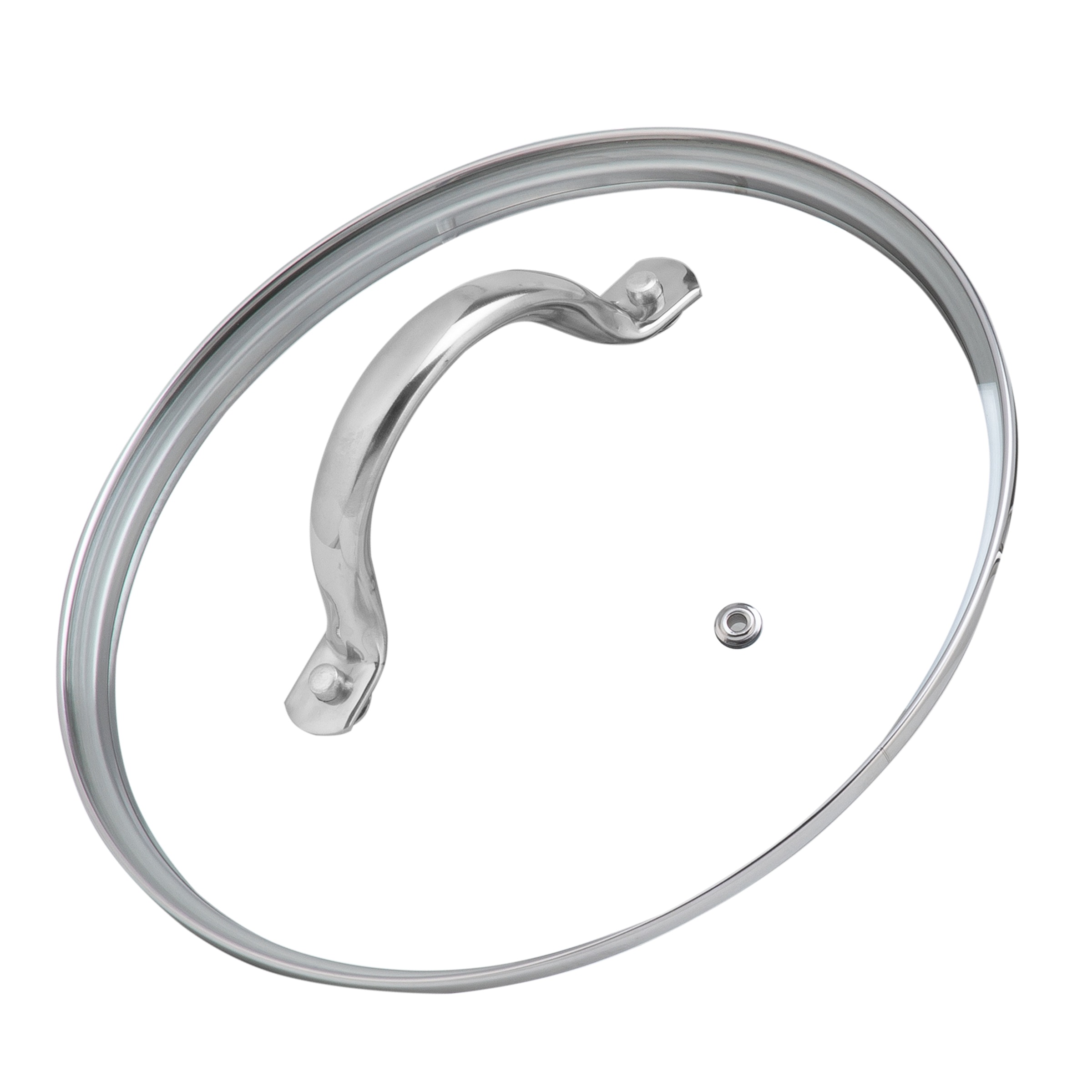 RESTO Kitchenware Topf-Set »RIGEL, spülmaschinengeeignet« Set, 1x Soßentopf Ø 16 cm m. Deckel, 4x Kochtopf Ø 16/18/20/24 cm m. Deckel, 10 tlg. Edelstahl 18/10