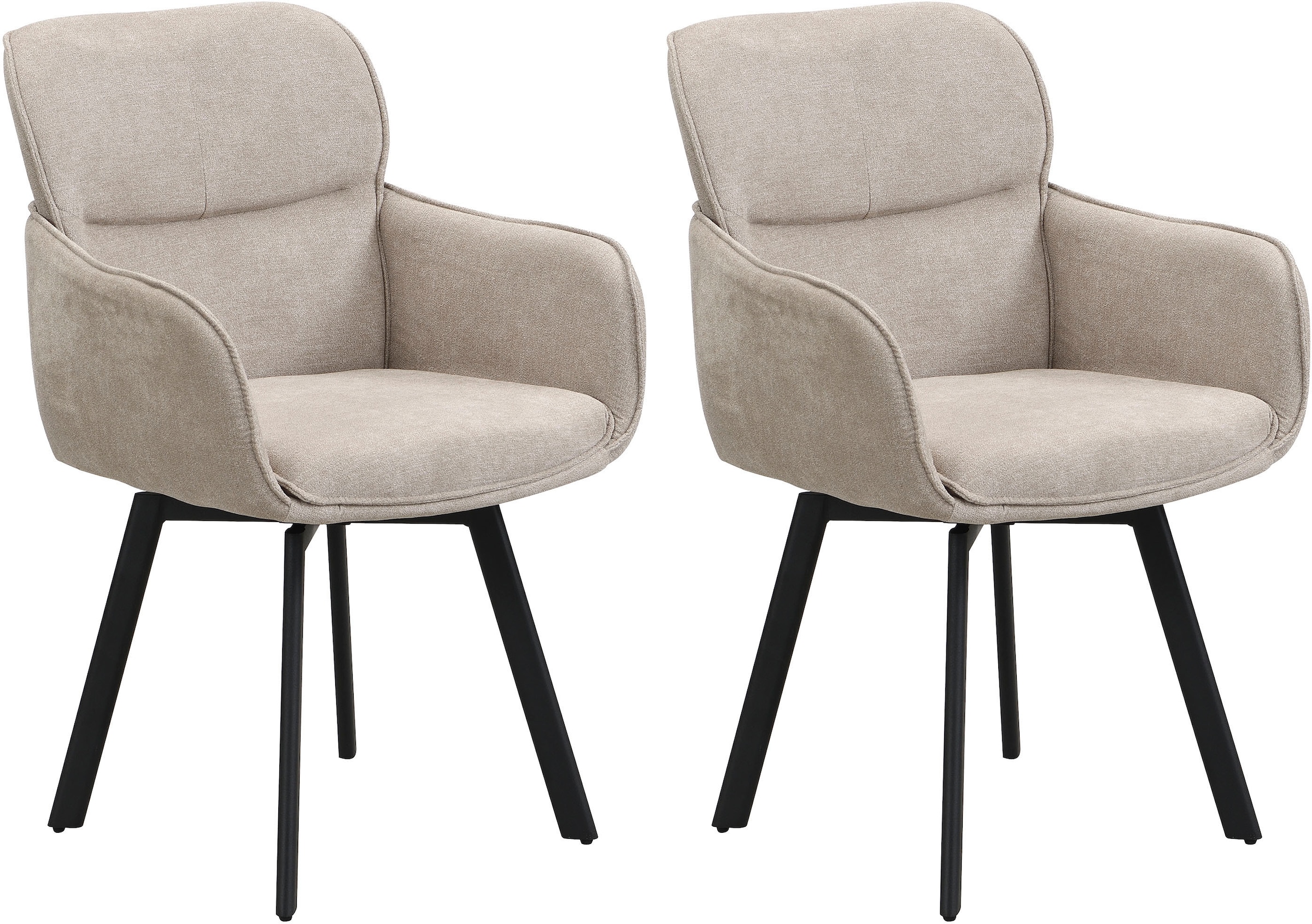 byLIVING Esszimmerstuhl "Rico" (Set) 2 Stk.360 Grad drehbar in verschiedene günstig online kaufen