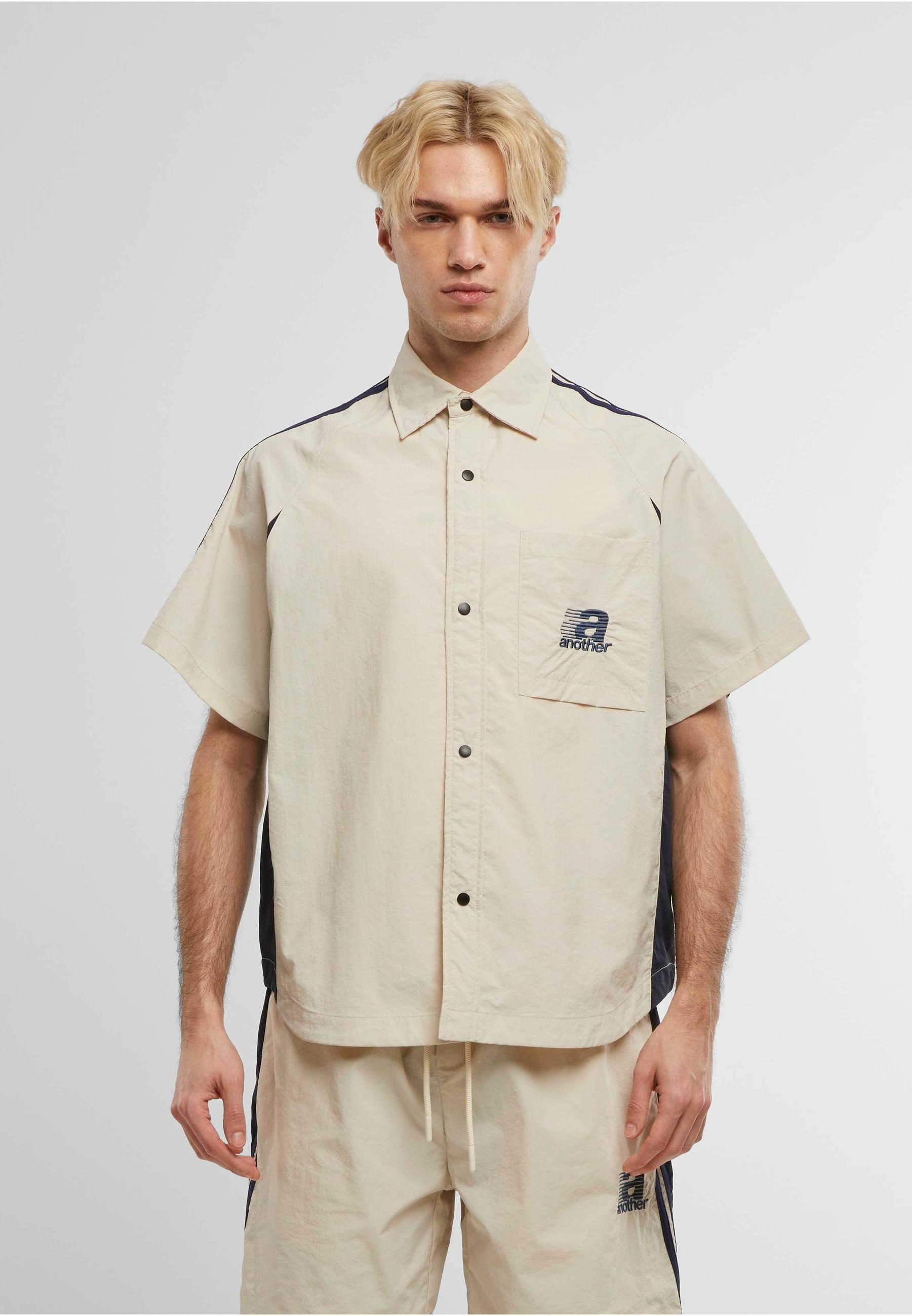 Another Cotton Lab Langarmhemd »Another Cotton Lab Sporty Short Sleeve Shirt«, (1 tlg.)
