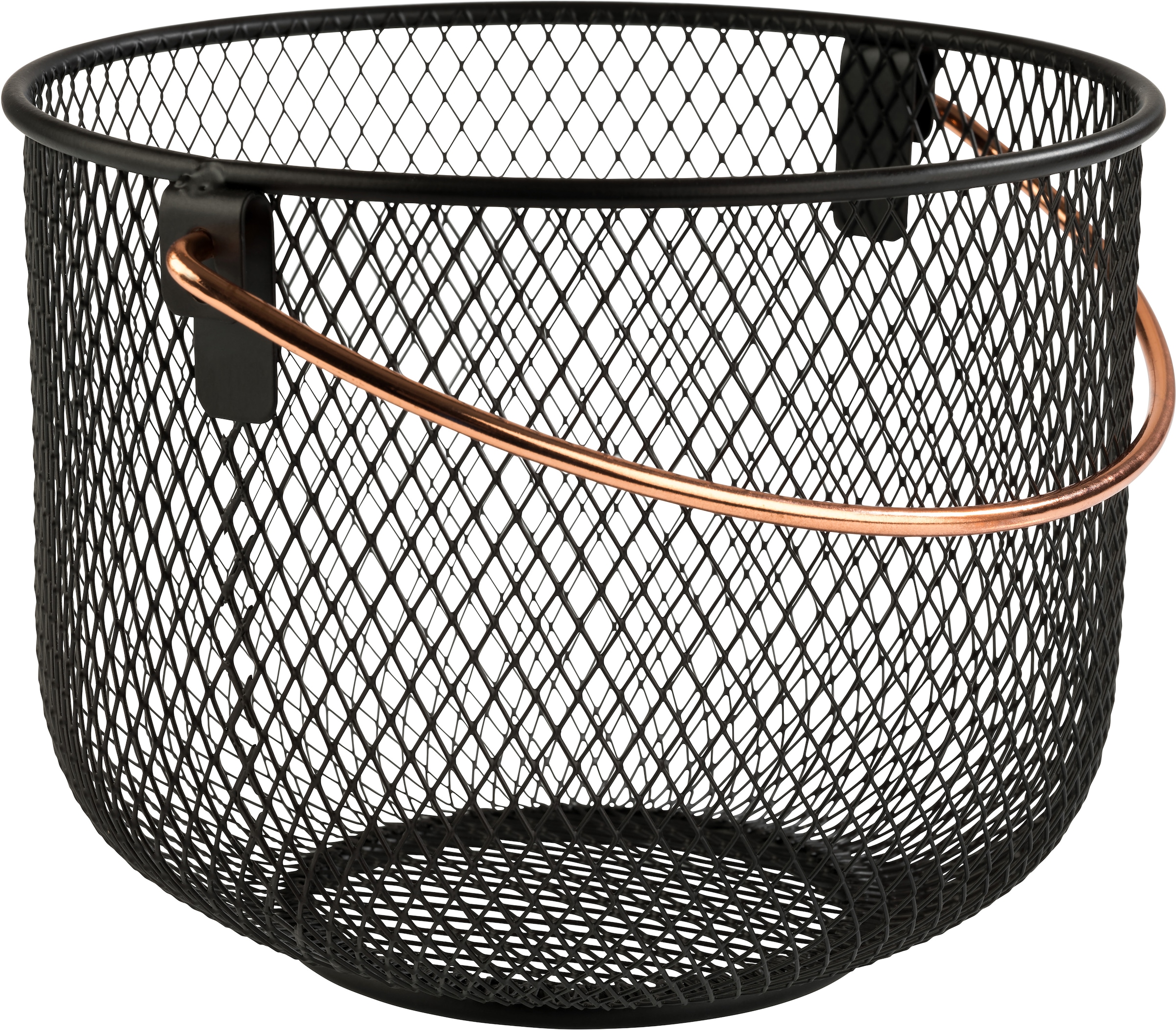 APS Brotkorb 1 Stk. tlg. Griff in Kupferoptik, auch für Obst, Ø 21 cm günstig online kaufen