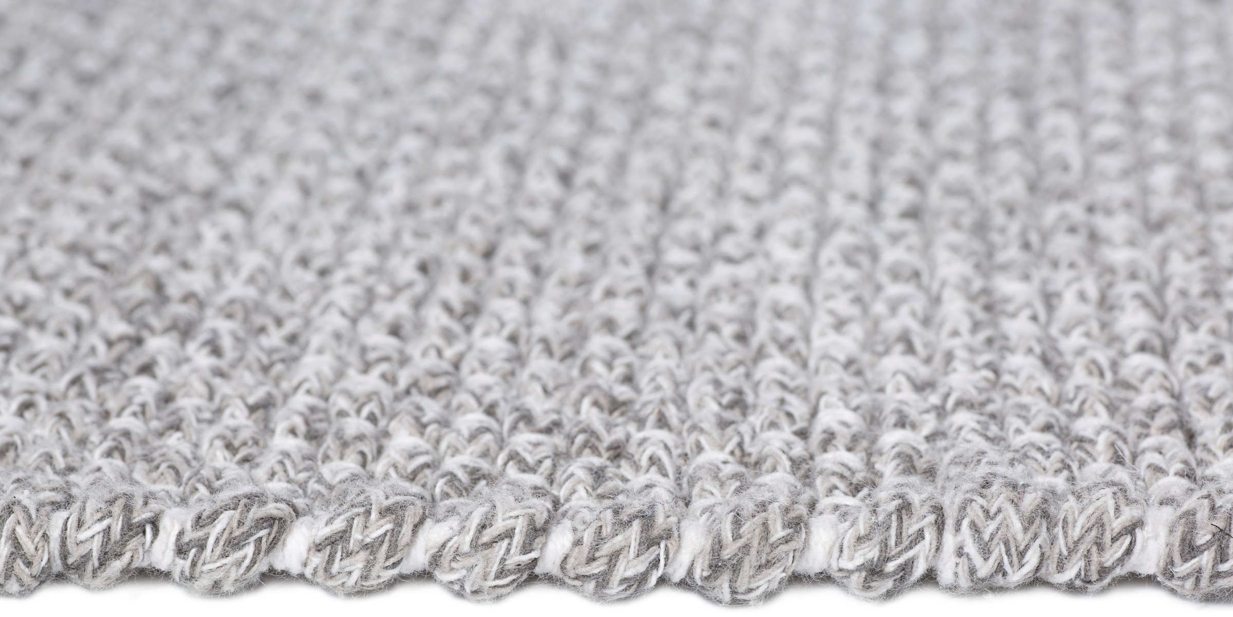 LUXOR living Teppich »Liv«, rechteckig, Handweb, reine Baumwolle, handgewebt, Uni-Farben, leicht meliert