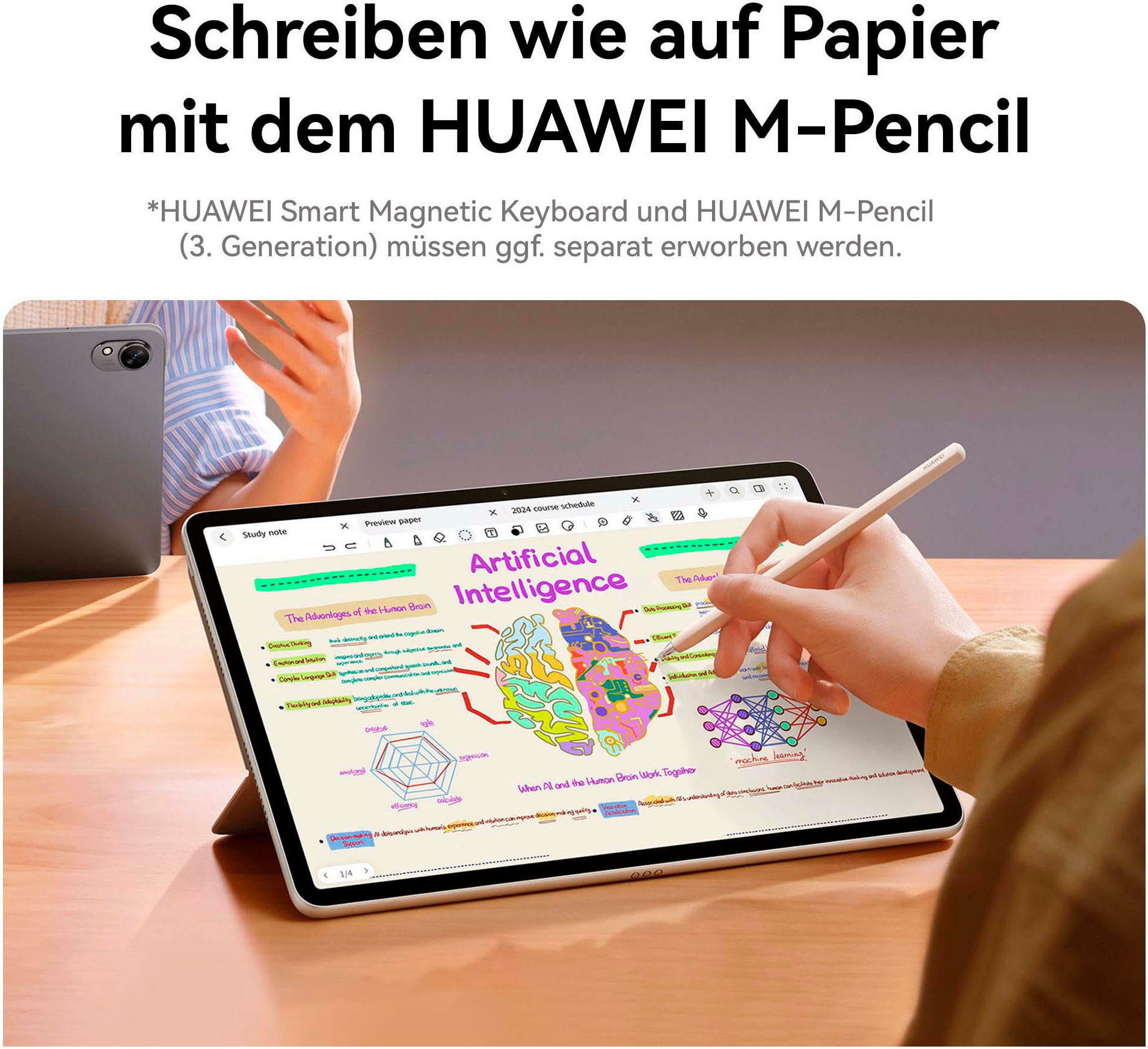 Huawei Tablet »Matepad 11.5 S«, (29,21 cm / 11,5 Zoll), HarmonyOS, WQHD+, 2K FullView Display, WiFi 6, 8 GB + 256 GB)
