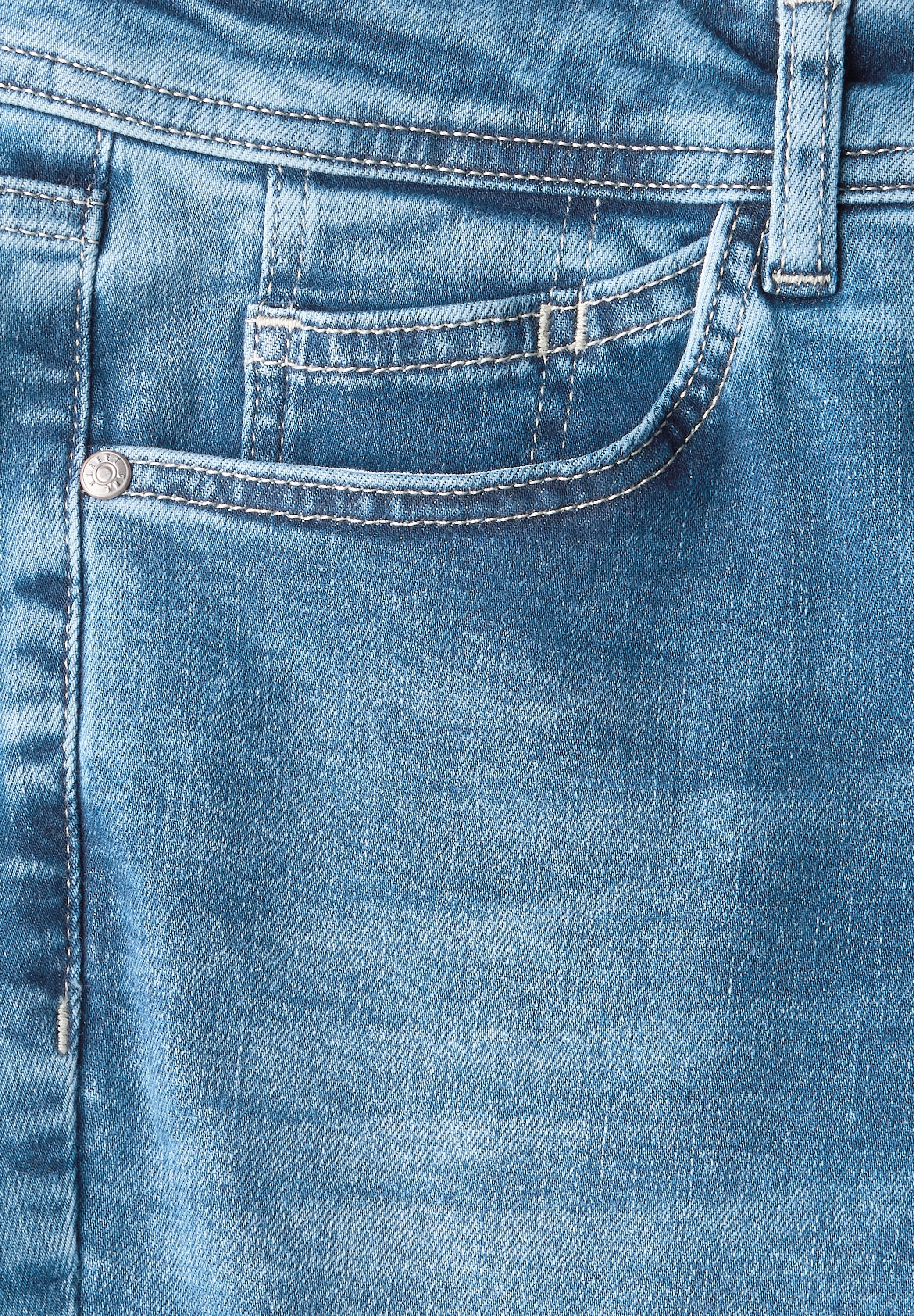 STREET ONE Slim-fit-Jeans, High Waist