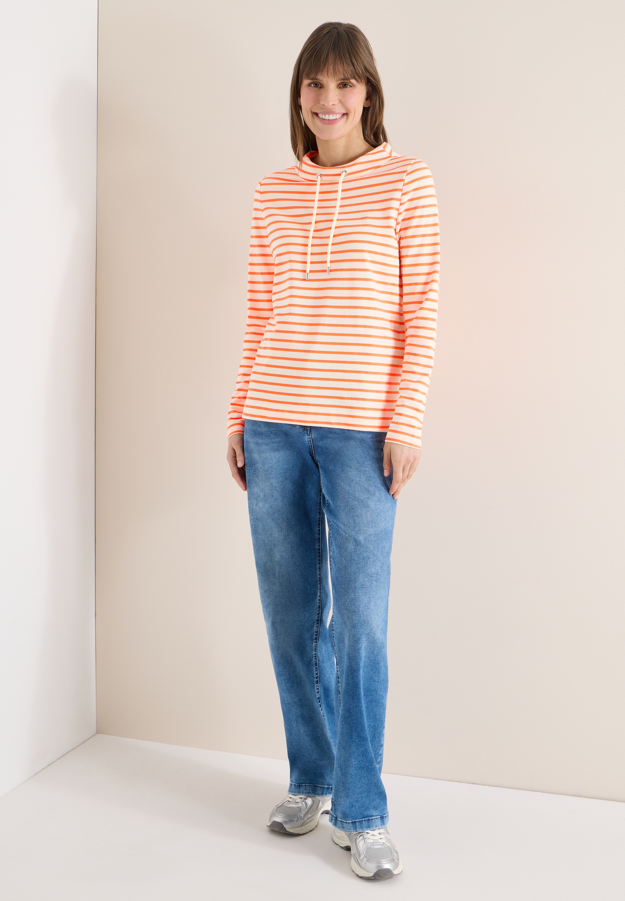 Cecil Langarmshirt im Streifendesign