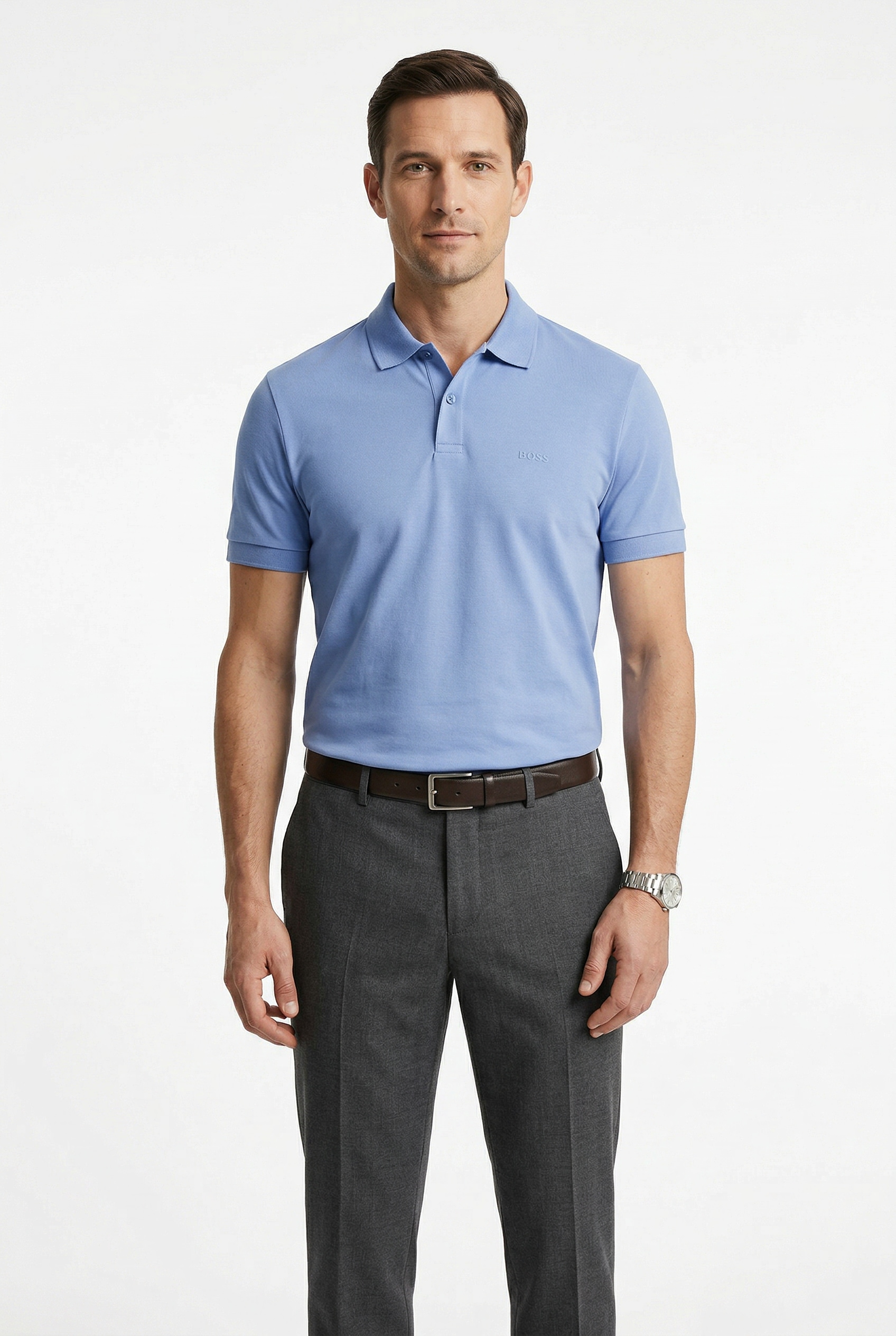 BOSS GREEN Poloshirt "Pio 2 Jersey Regular Fit" Cotton Jersey Polo, pflegeleicht 100% Baumwolle