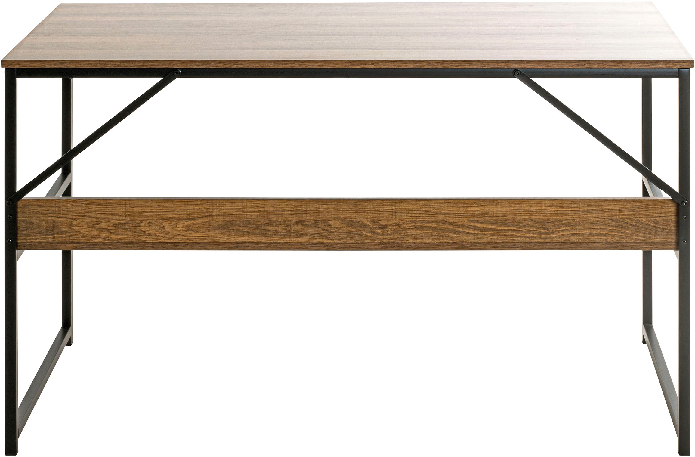HAKU Schreibtisch »Arbeitstisch, Bürotisch« 1 Stk. tlg. rechteckig - aus Holzwerkstoff Braun B/T/H 120/60/74 cm