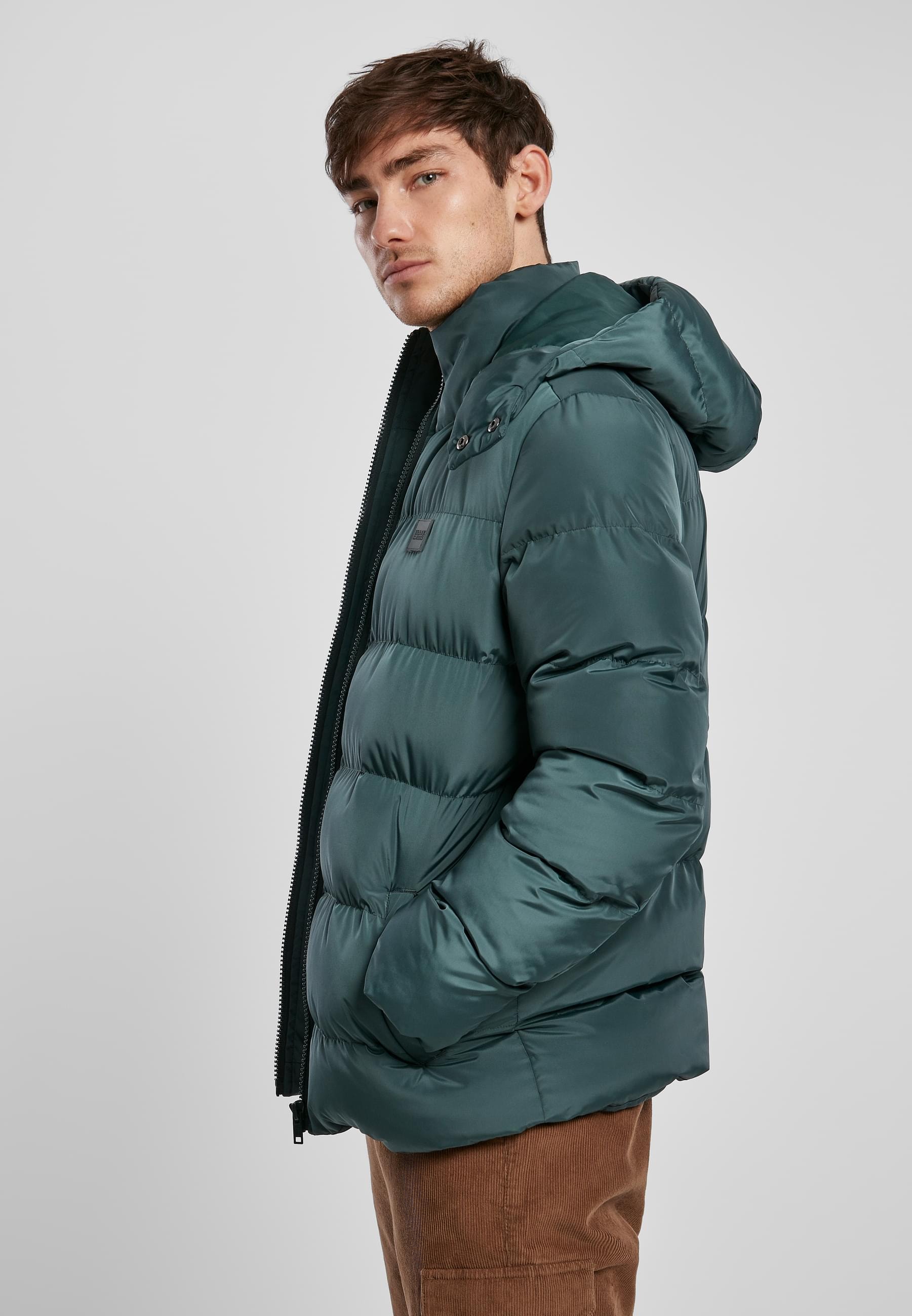 URBAN CLASSICS Allwetterjacke »Urban Classics Herren Hooded Puffer Jacket«, (1 St.), mit Kapuze
