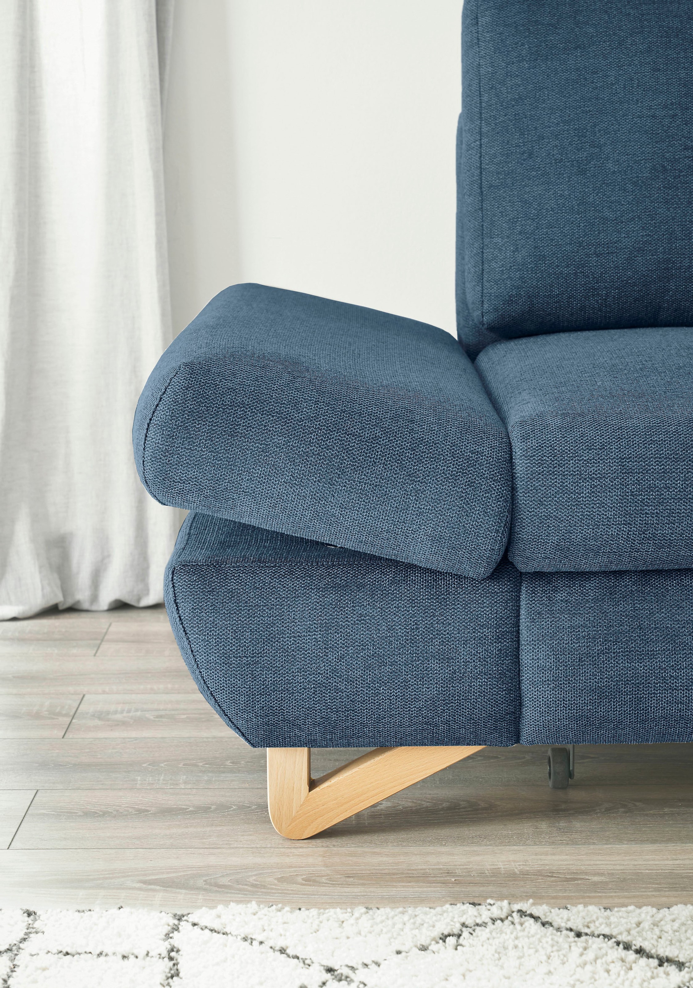 INOSIGN Ecksofa »City/Giron, L-Form,«, verstellbare Armlehnen mit Rasterfunktion