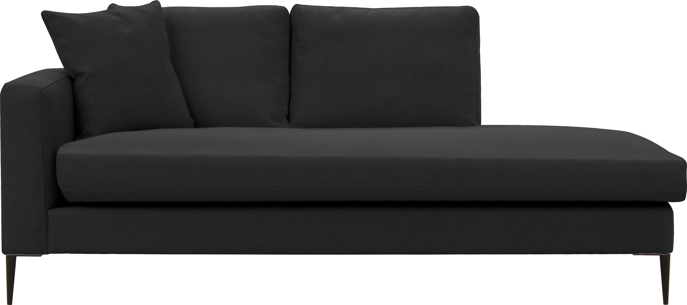 Home affaire Recamiere "Cozy Chaiselongue, Maße B/T/H: 195/97/80 cm" mit lo günstig online kaufen