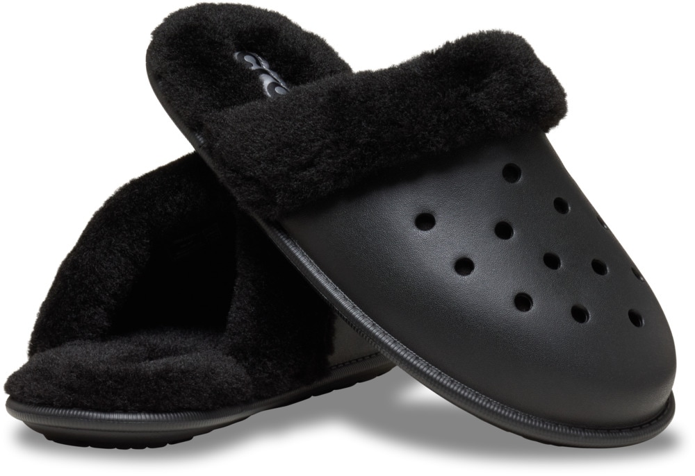 Crocs Pantoffel "Classic Fuzz Scuff" Hausschuh, Clog mit Warmfutter günstig online kaufen