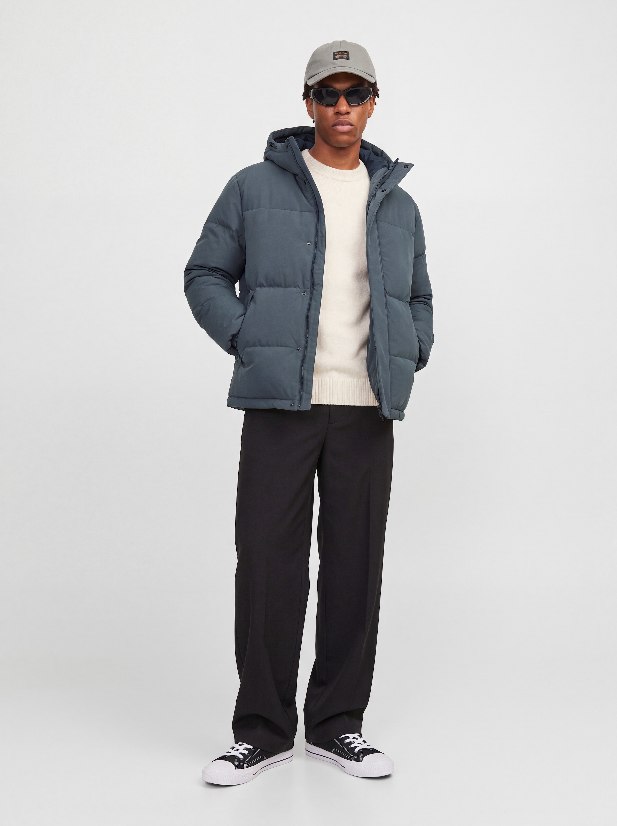 Jack & Jones Steppjacke »JJESOHO PUFFER HOOD AW26 SN« mit Kapuze Kunstfaser, regular fit