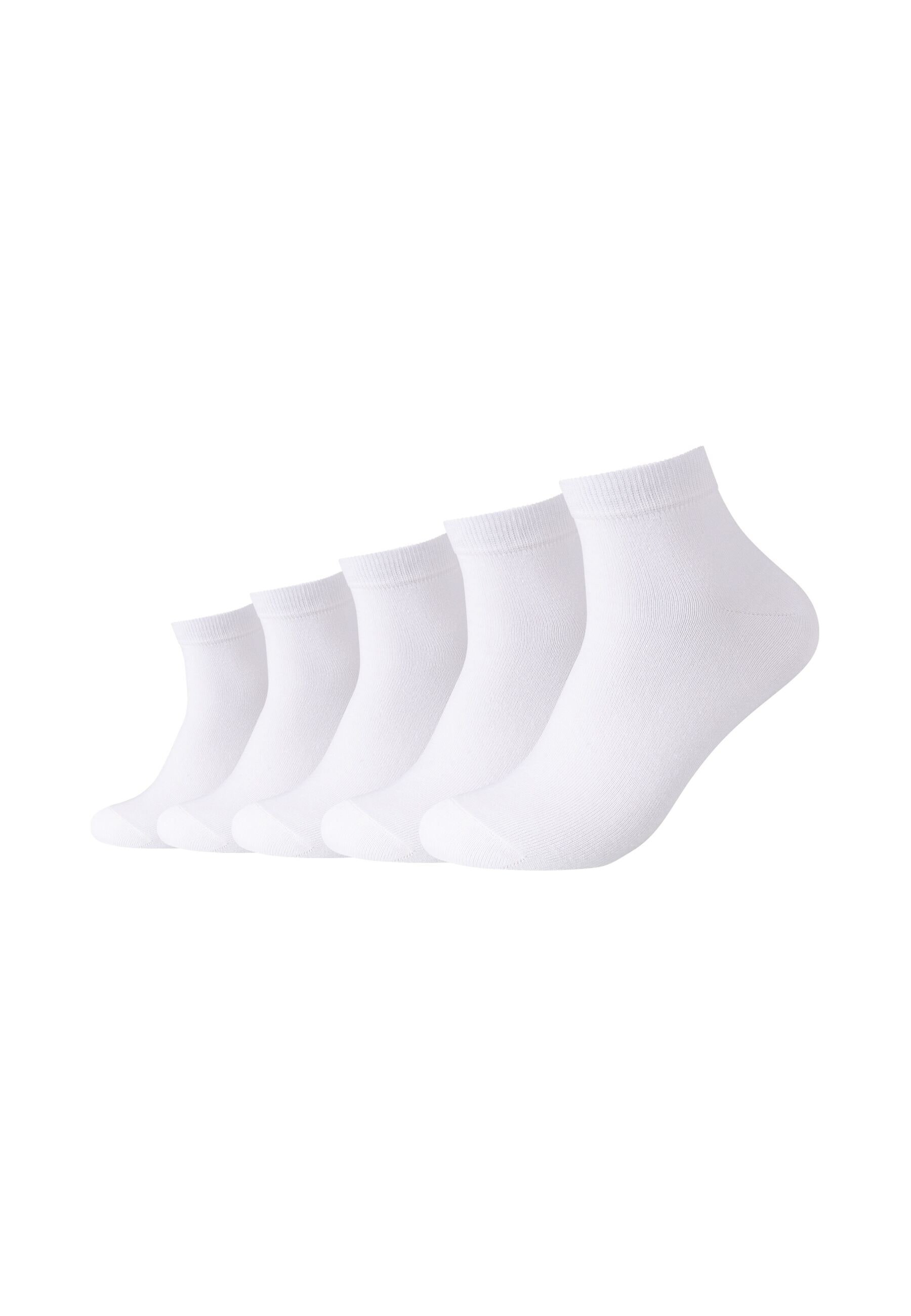 Camano Kurzsocken »Kurzsocken Classics 15er Pack«, 15er Pack Mit recycelter Baumwolle für angenehmen Tragekomfort, Weiche Zehennähte verhindern Druckstellen