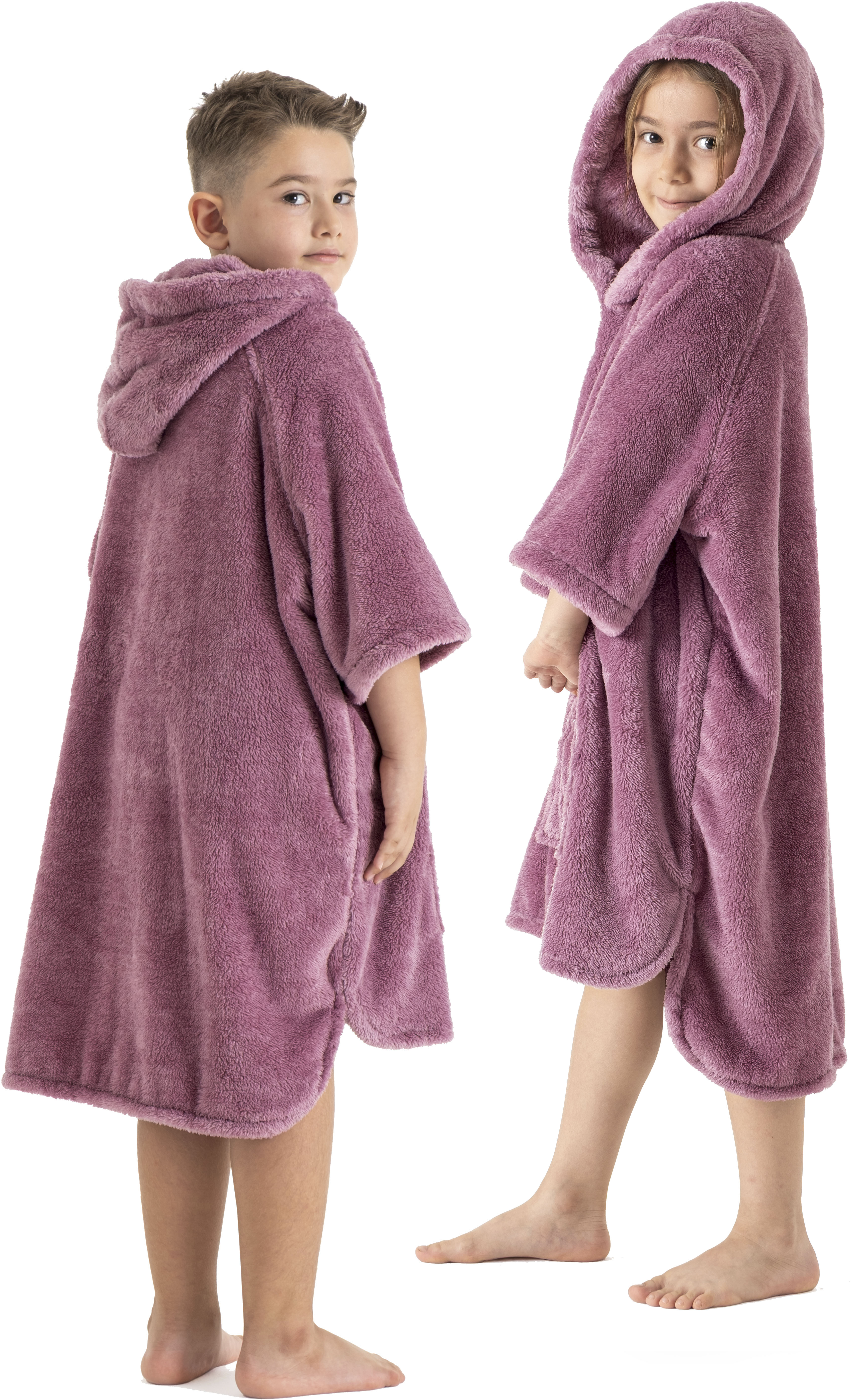 OTTO home Badeponcho "Lillou, für Kinder, ideal für Urlaub oder im Schwimmbad" 1 Stk. weich und kuschelig, Fleece, plüsch, Surfponcho