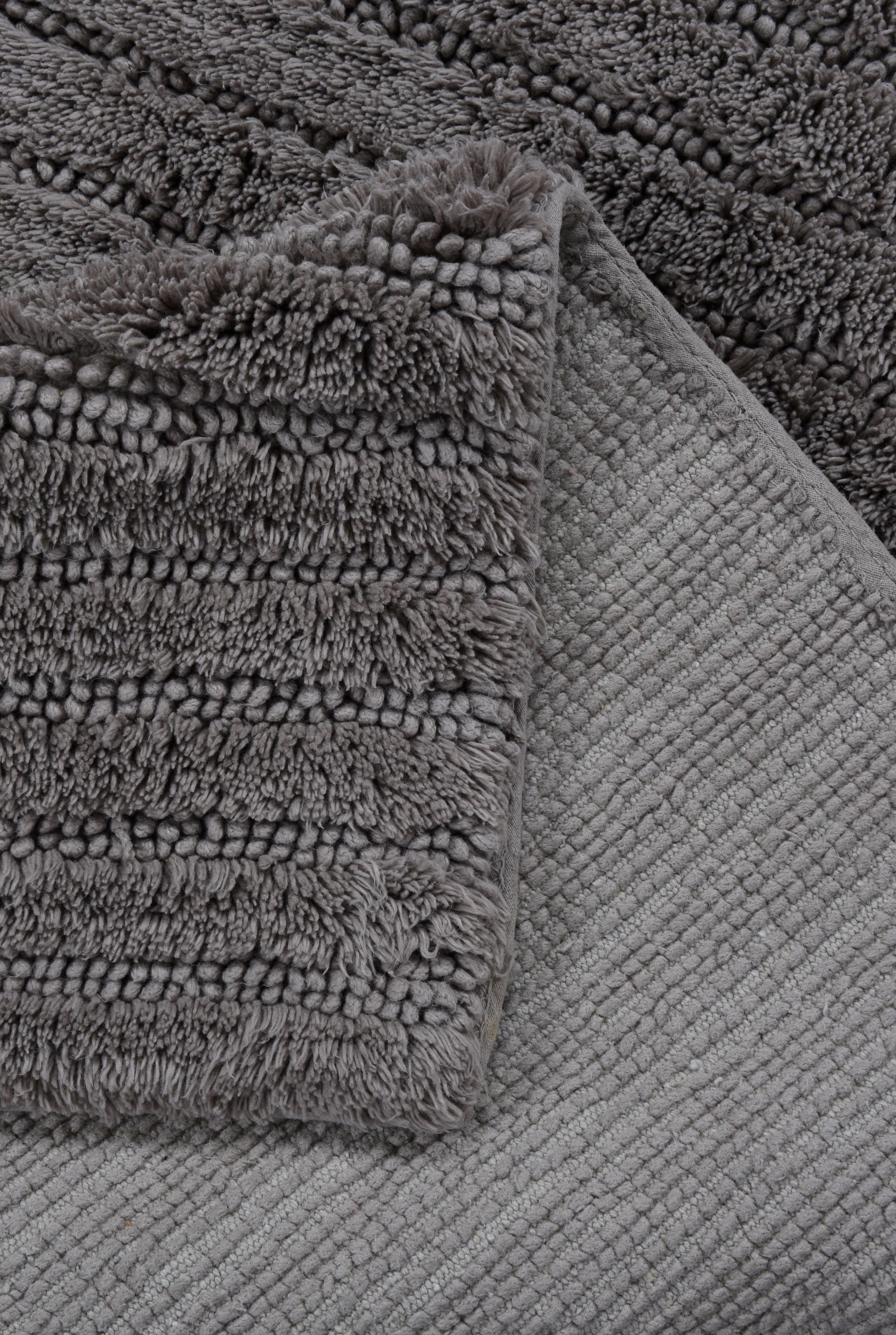 TOM TAILOR HOME Badematte »Cotton Stripes«, rutschhemmend beschichtet, fußbodenheizungsgeeignet-strapazierfähig, Uni Farben, gestreift, reine Baumwolle, Hoch-Tief Effekt