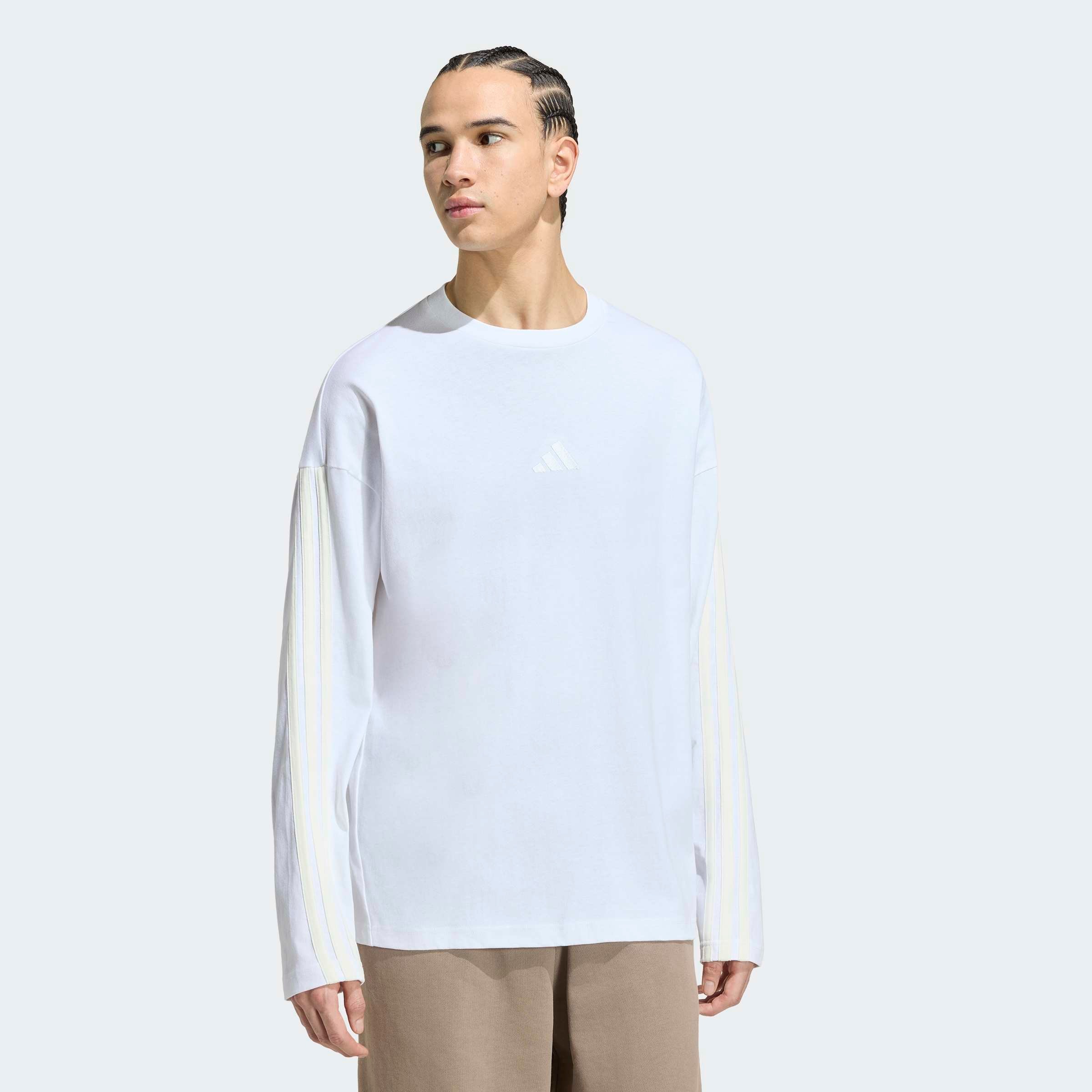 adidas Sportswear Langarmshirt "ADIDAS KIT 3-STREIFEN, LANGÄRMELIG"