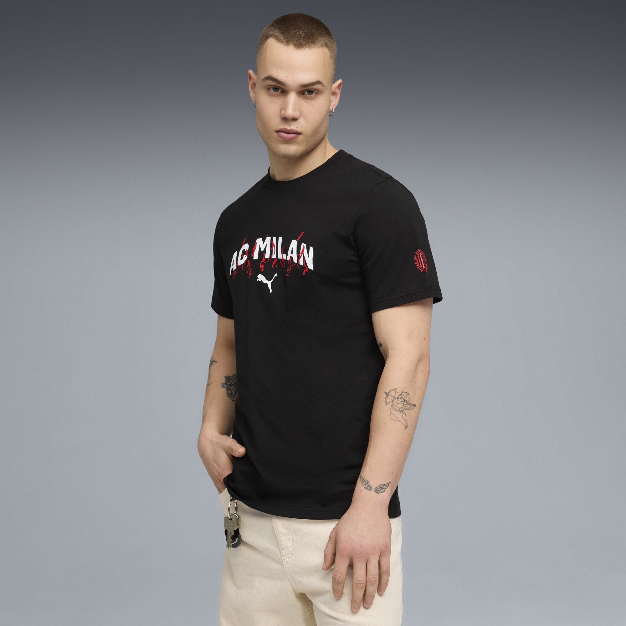 PUMA T-Shirt »AC Milan FtblCulture T-Shirt Herren«
