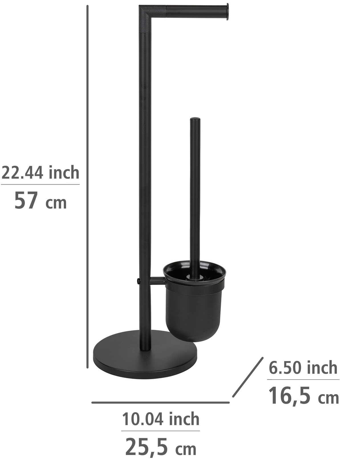 WENKO WC-Garnitur »Parus« aus Stahl